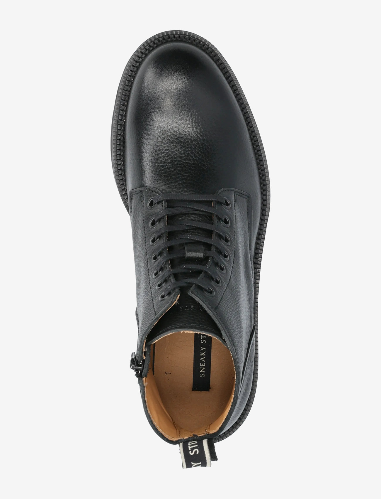 Sneaky Steve - Kenny Cognac - laced boots - black - 3