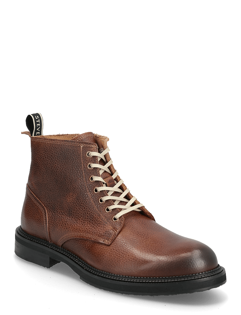 Sneaky Steve - Kenny Cognac - kängor med snörning - cognac - 0