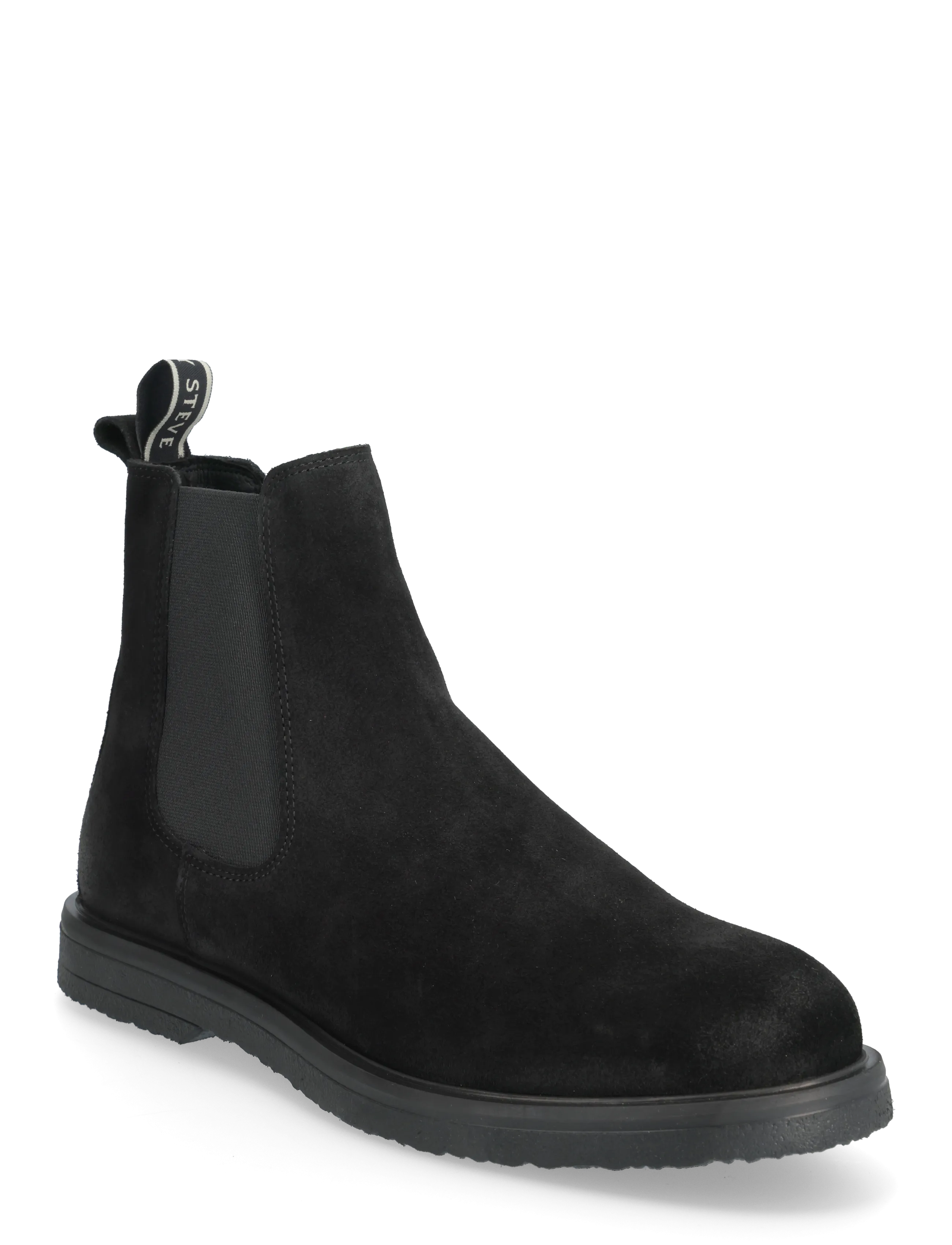 Sneaky Steve Stanley Suede Black, 41, Black, Støvler > Chelsea-Støvler, Herre