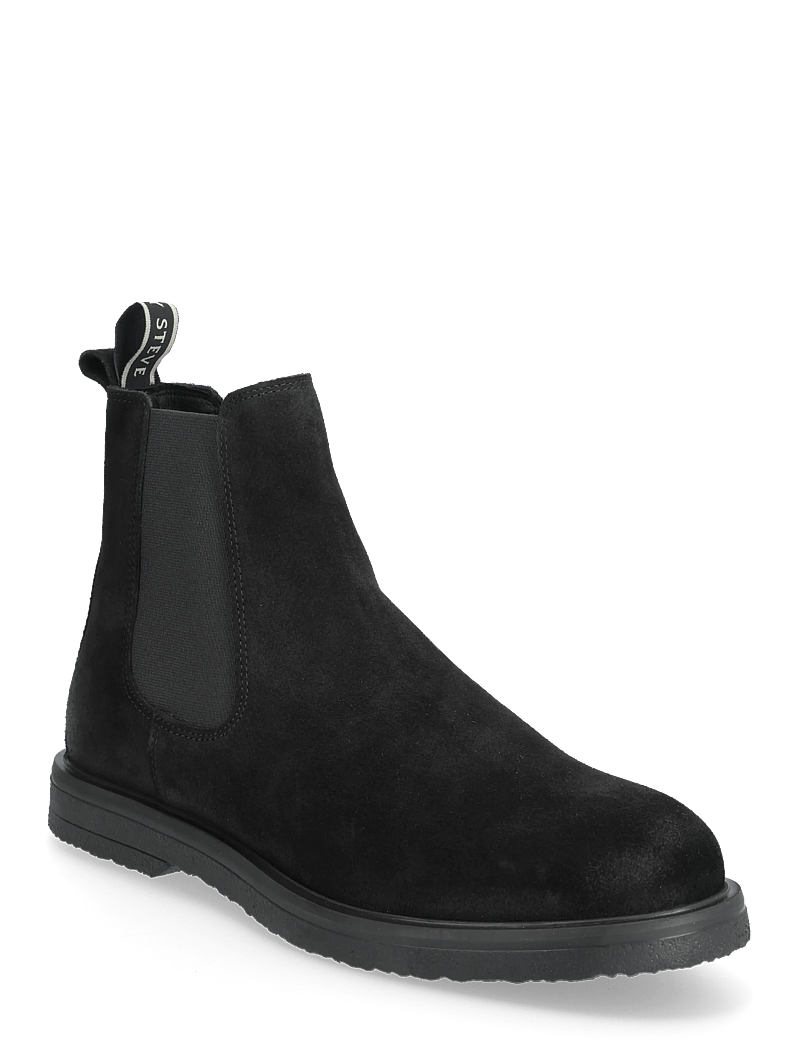 Sneaky Steve - Stanley Suede Black - chelsea boots - black - 0