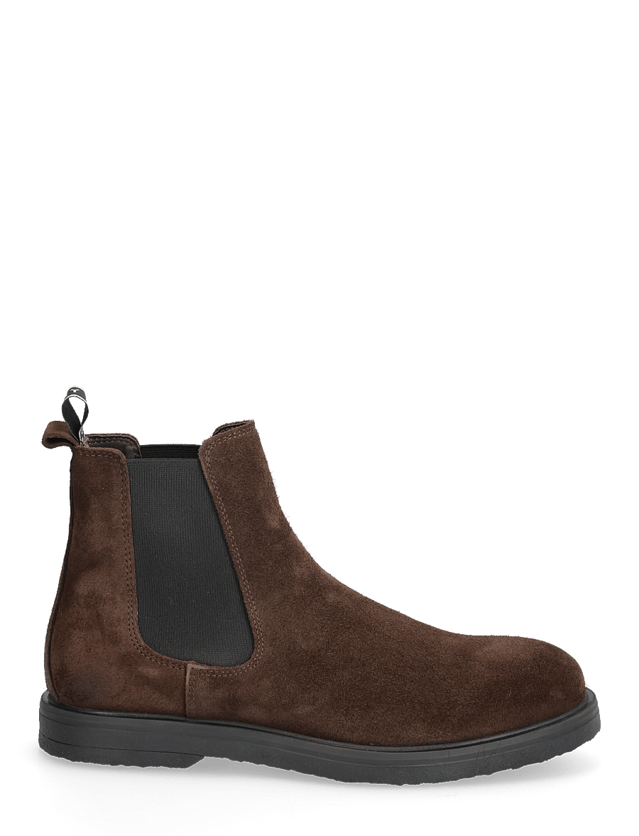 Sneaky Steve - Stanley Suede Chocolate - chelsea boots - chocolate - 1