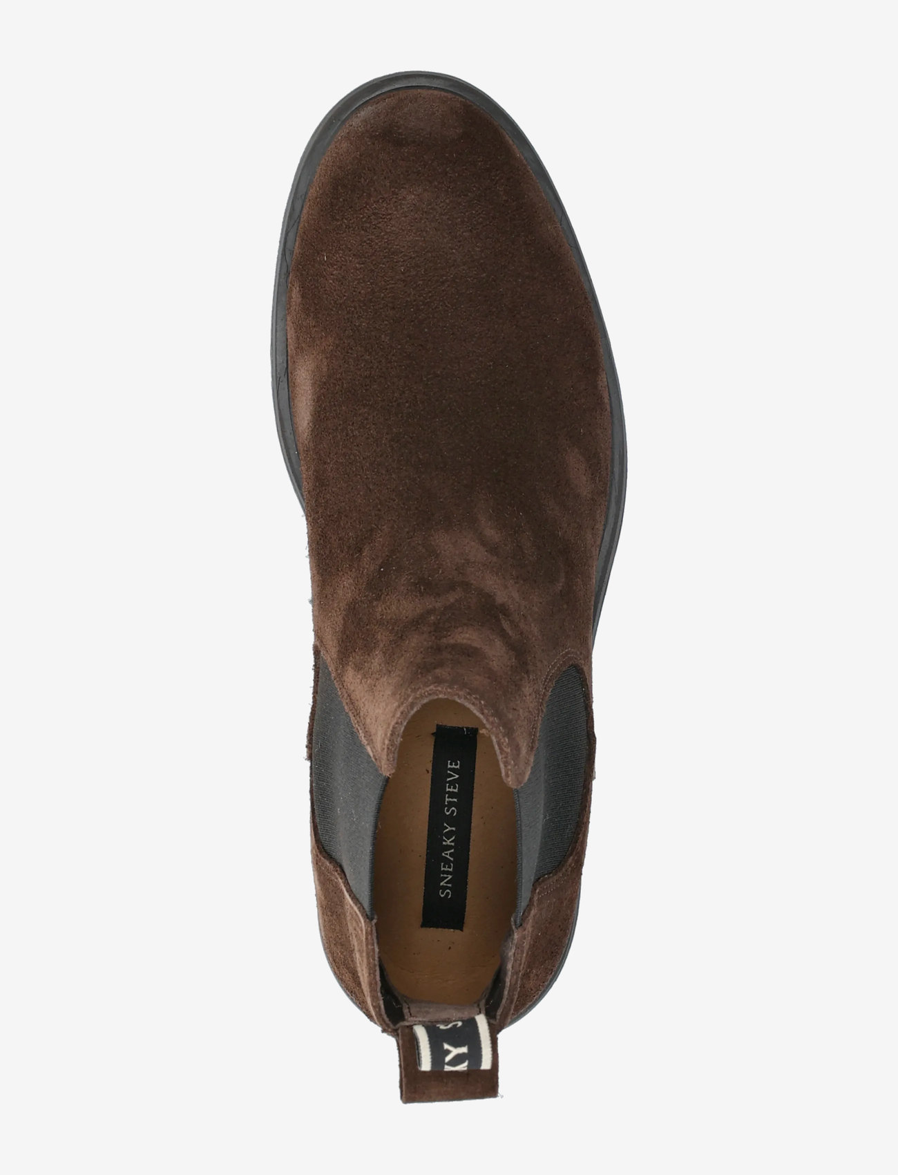 Sneaky Steve - Stanley Suede Chocolate - chelsea boots - chocolate - 3