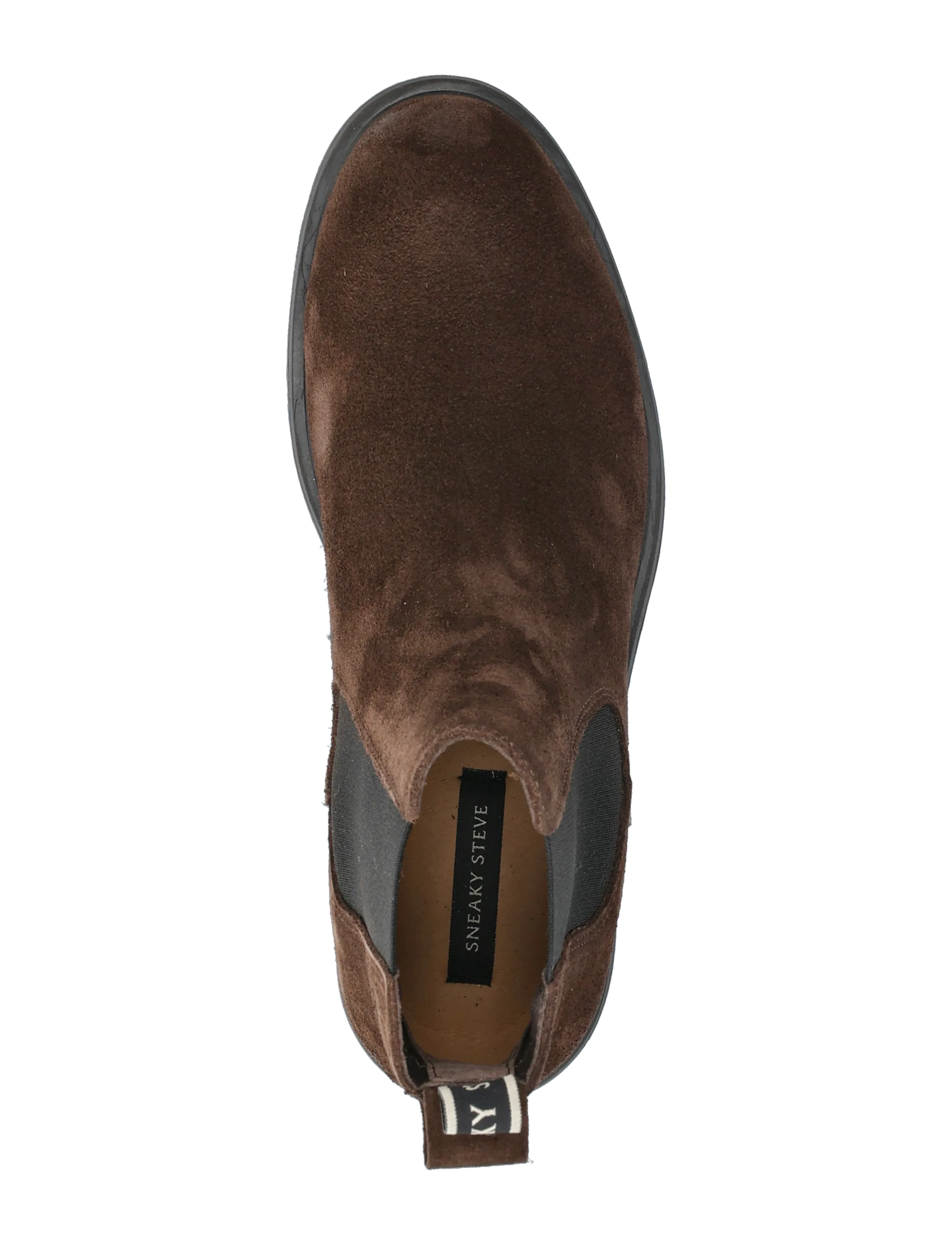 Sneaky Steve - Stanley Suede Chocolate - chelsea boots - chocolate - 3