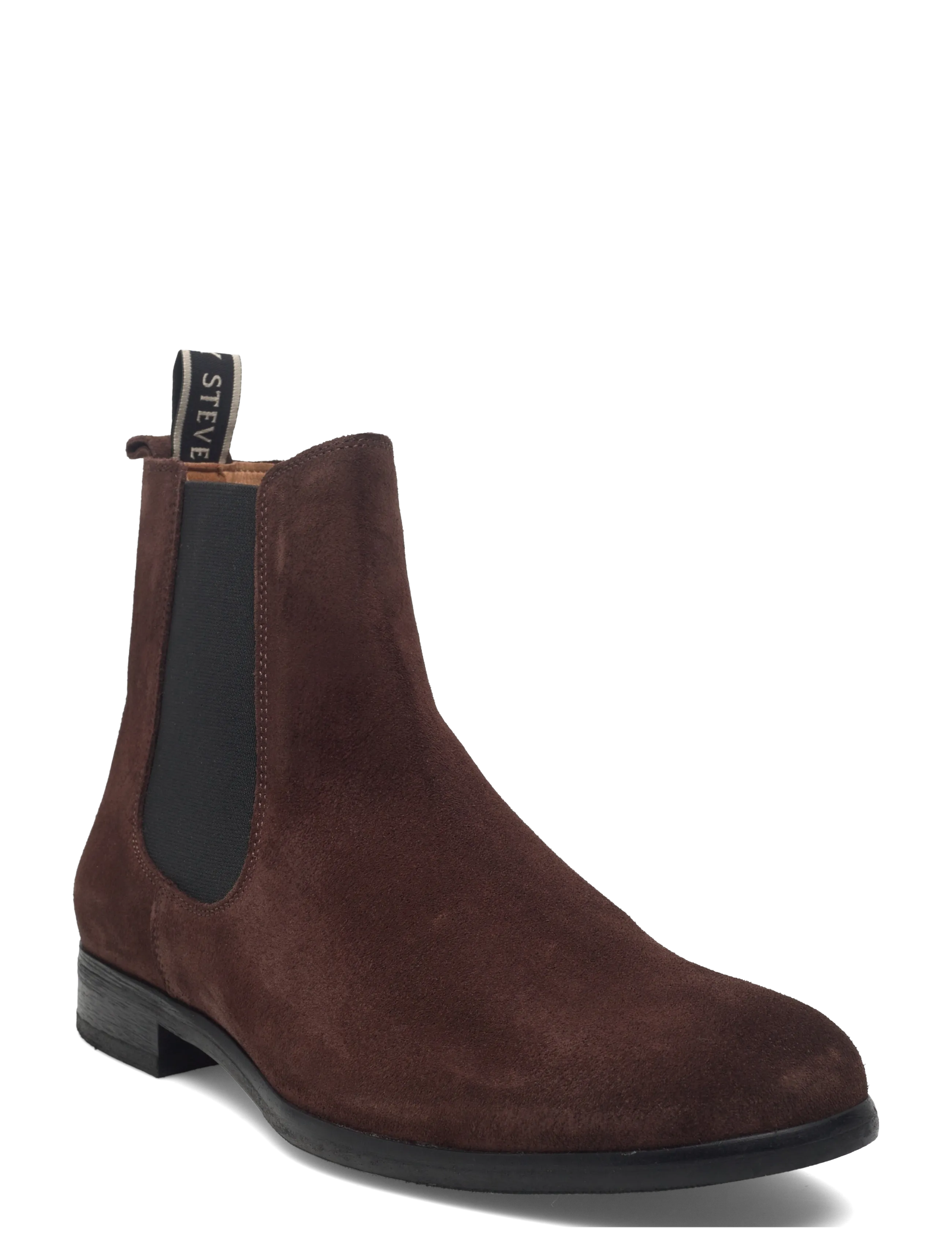 Sneaky Steve Covent Chelsea Suede Black, Mænd, Ruskind Chelsea Støvle, Brun, Str: 41