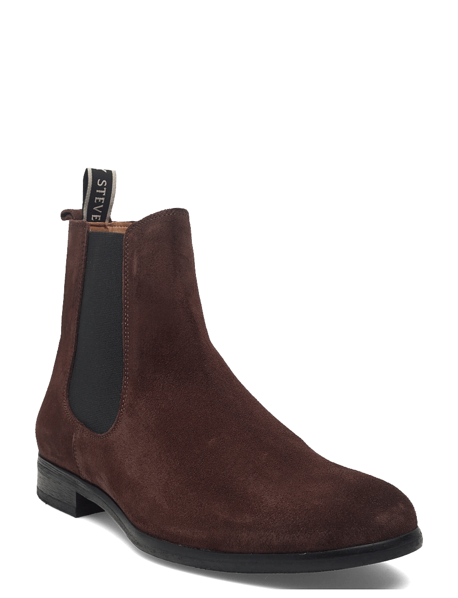 Sneaky Steve - Covent Chelsea Suede Black - chelsea boots - chocolate - 0