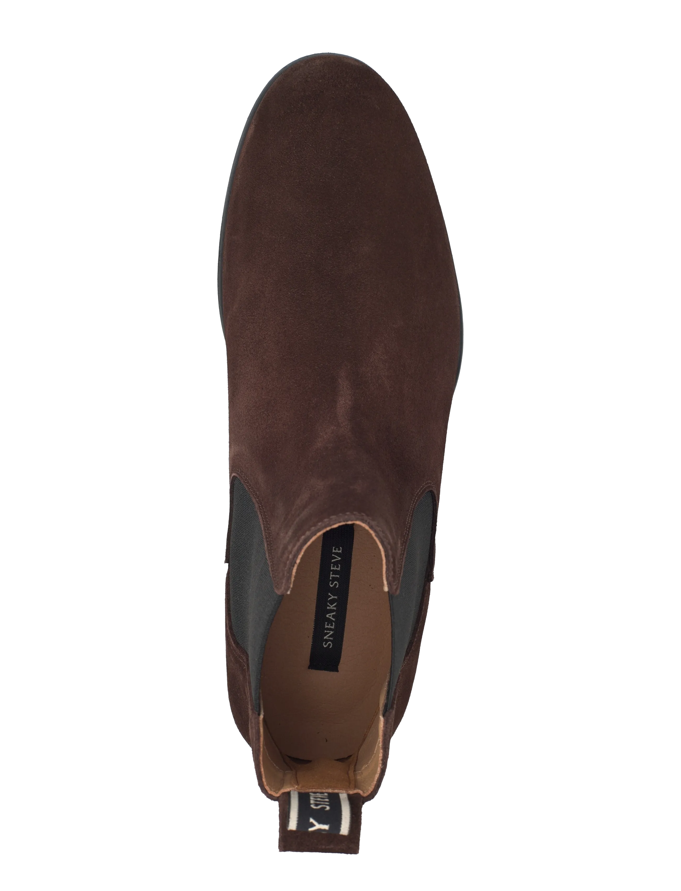 Sneaky Steve - Covent Chelsea Suede Black - chelsea-saapad - chocolate - 3