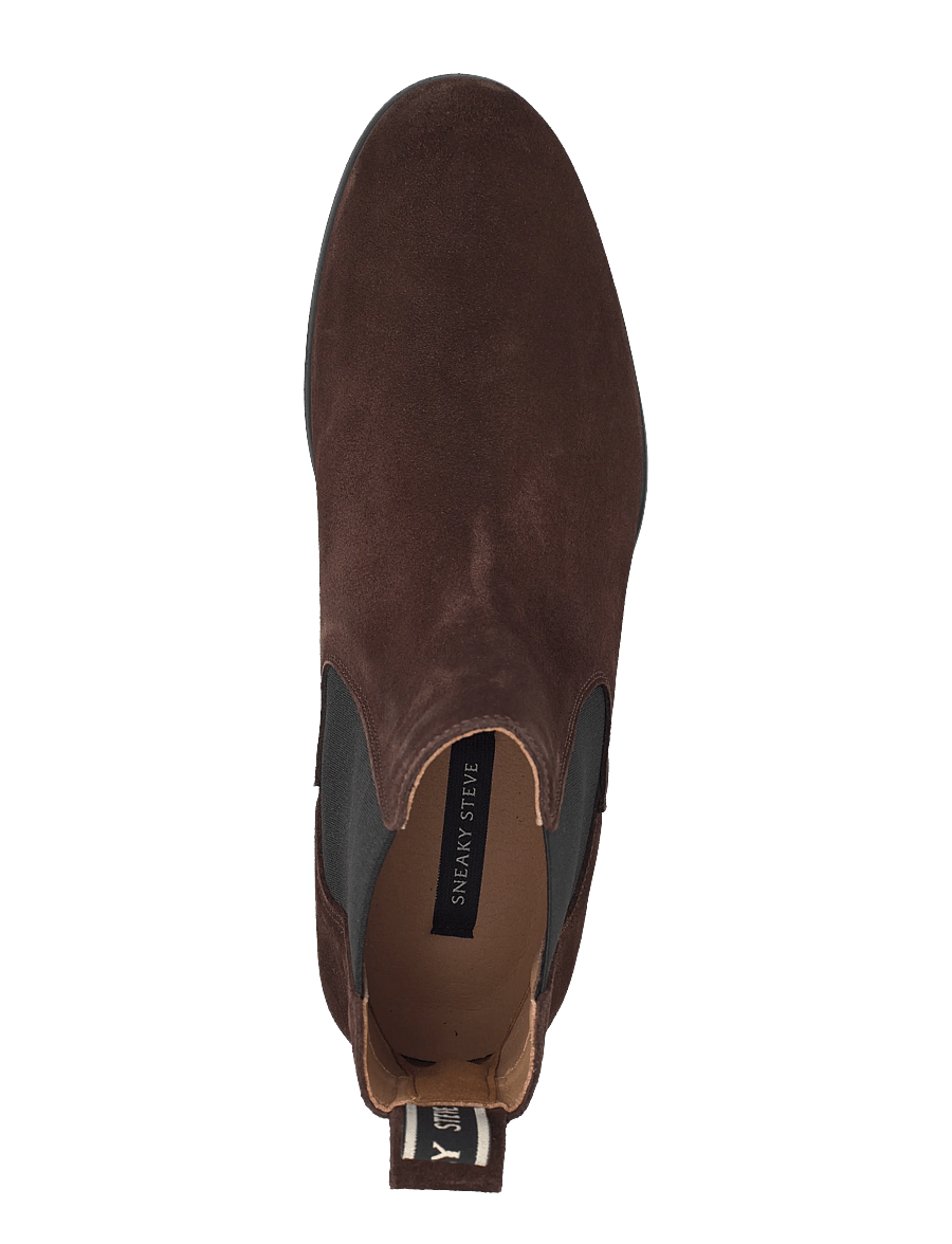 Sneaky Steve - Covent Chelsea Suede Black - chelsea boots - chocolate - 3
