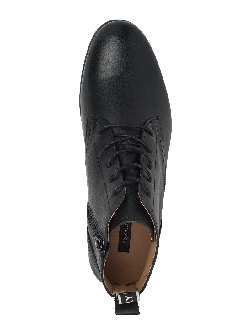Sneaky Steve - Covent Lace Up Black Texas - støvler med snøre - black texas - 3