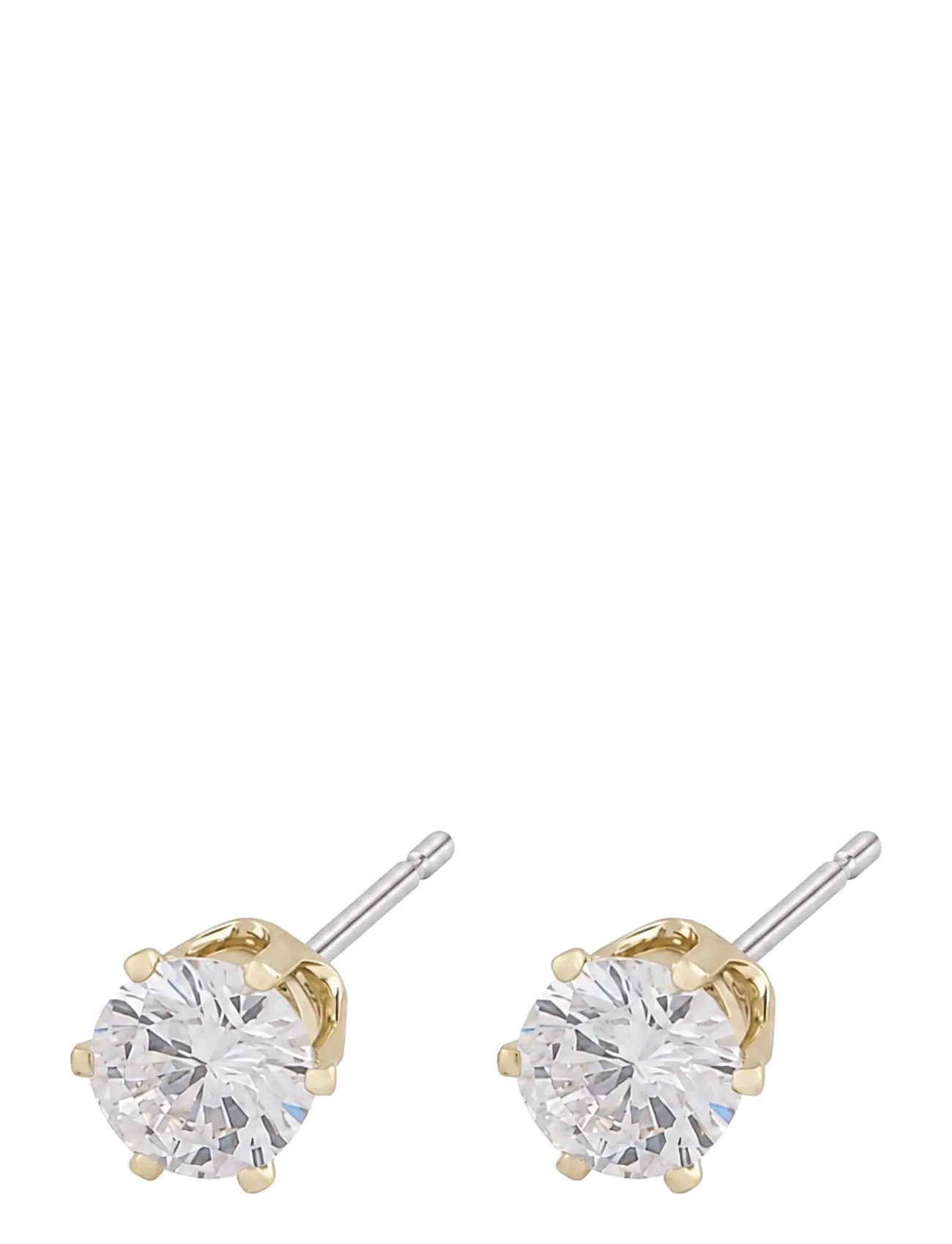 SNÖ of Sweden Lady small ear g/clear - Onesize - Smykker - G/CLEAR / white