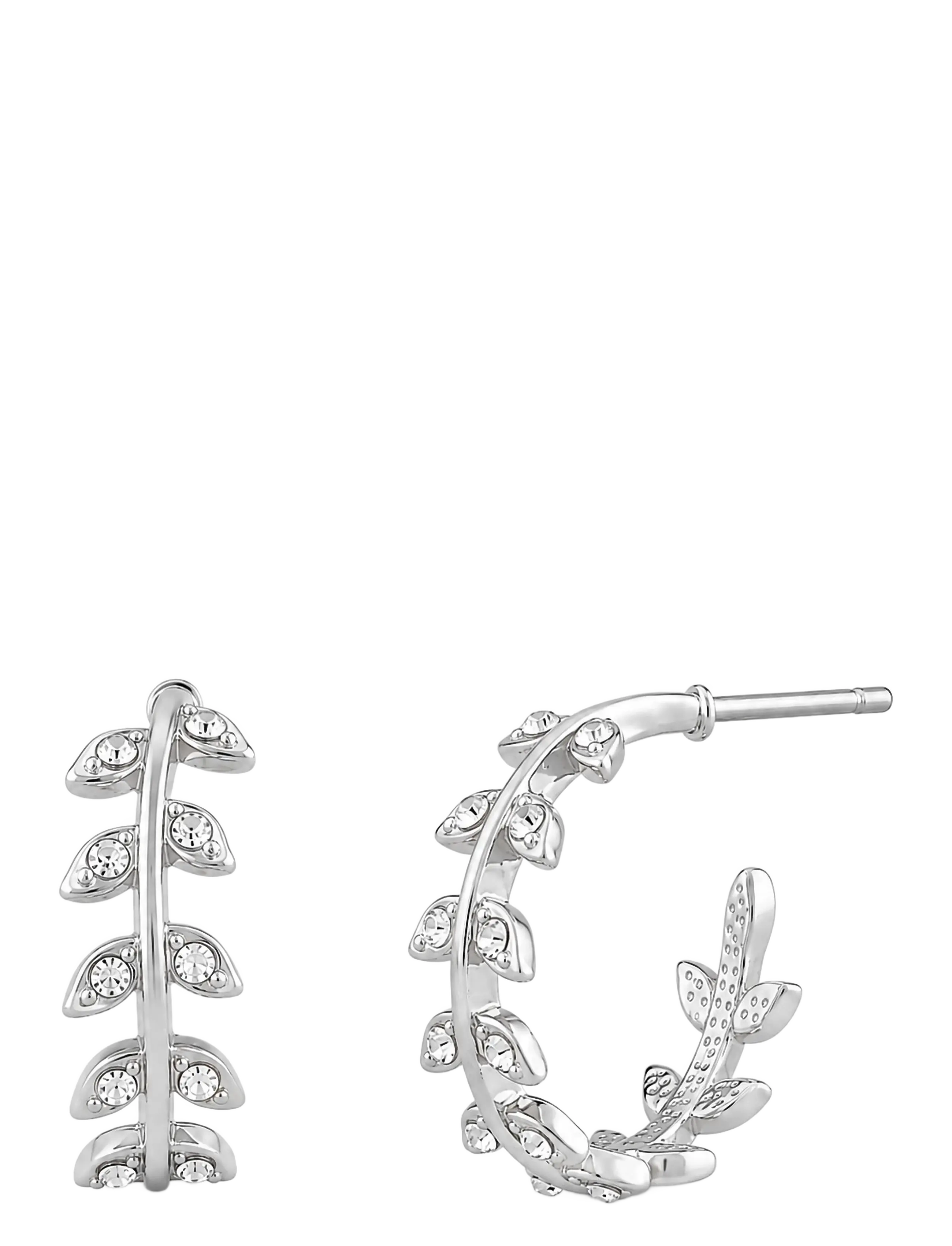 SNÖ of Sweden - Minna small ring branch ear s/clear - Onesize - creoler & hoops - s/clear - 2
