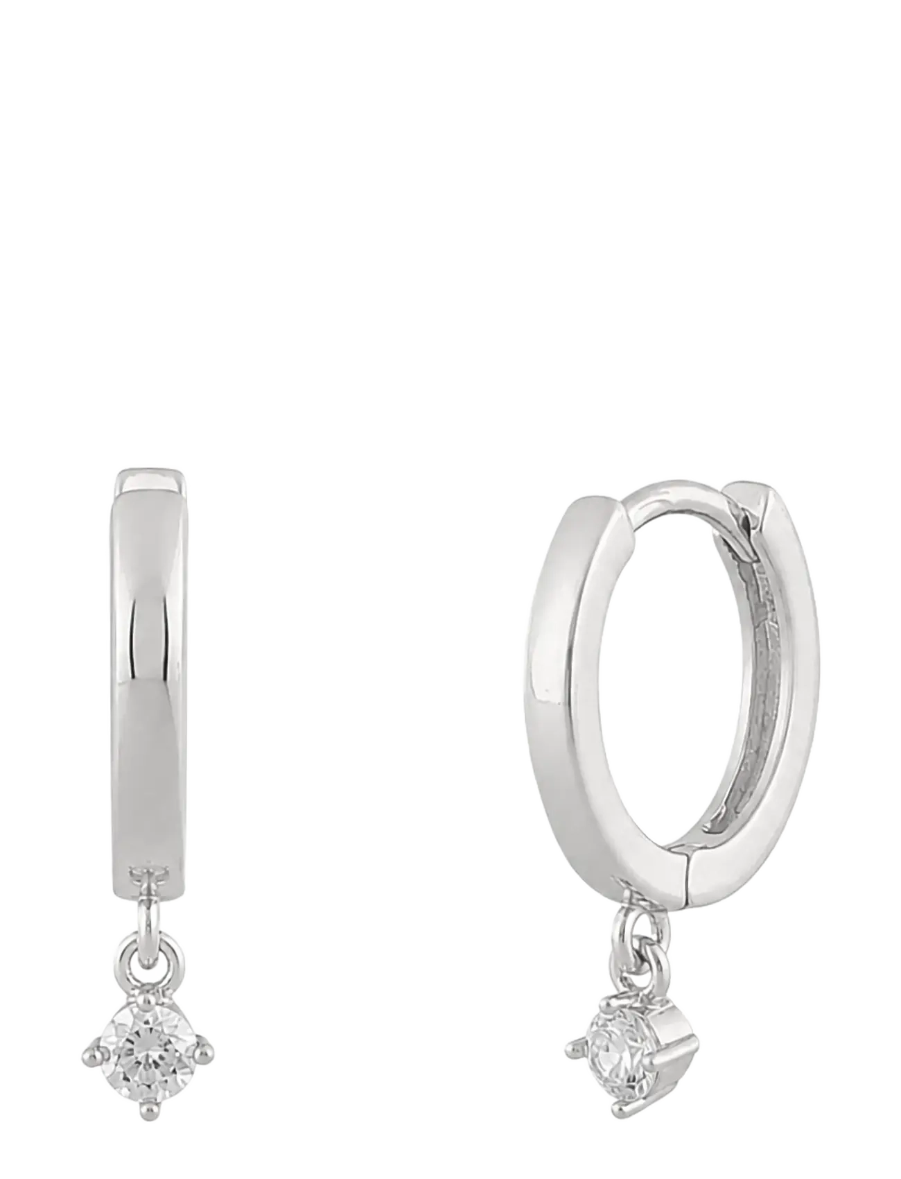 SNÖ of Sweden - Camille drop ring ear s/clear - Onesize - s/clear - 2