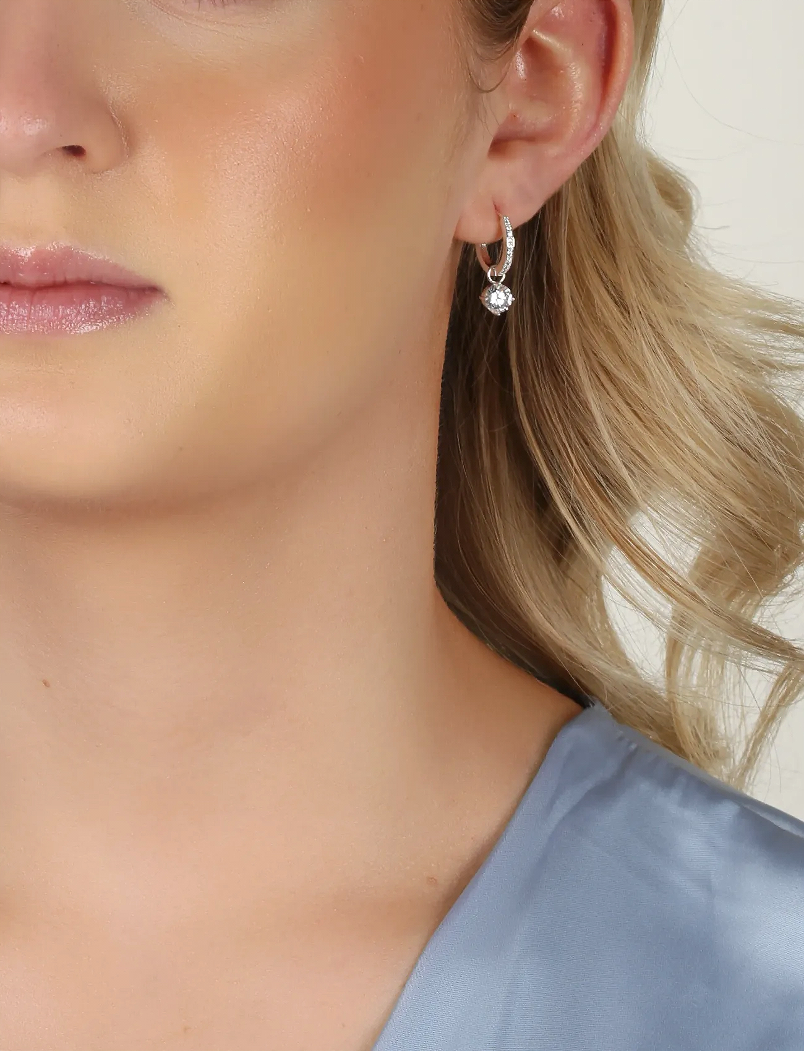 Rola Round Ring Ear S/Clear