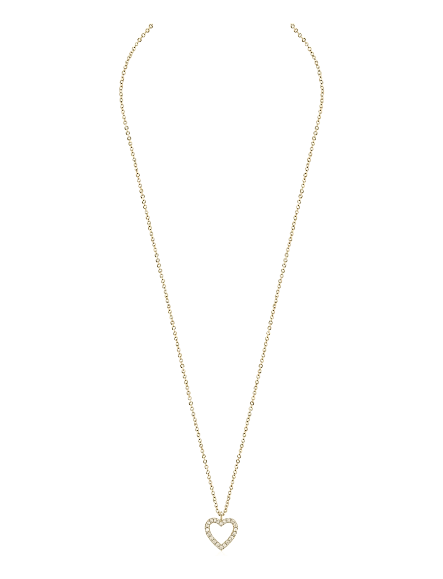SNÖ of Sweden - Valentina pendant neck 42 g/clear - 42cm - chain necklaces - g/clear - 1