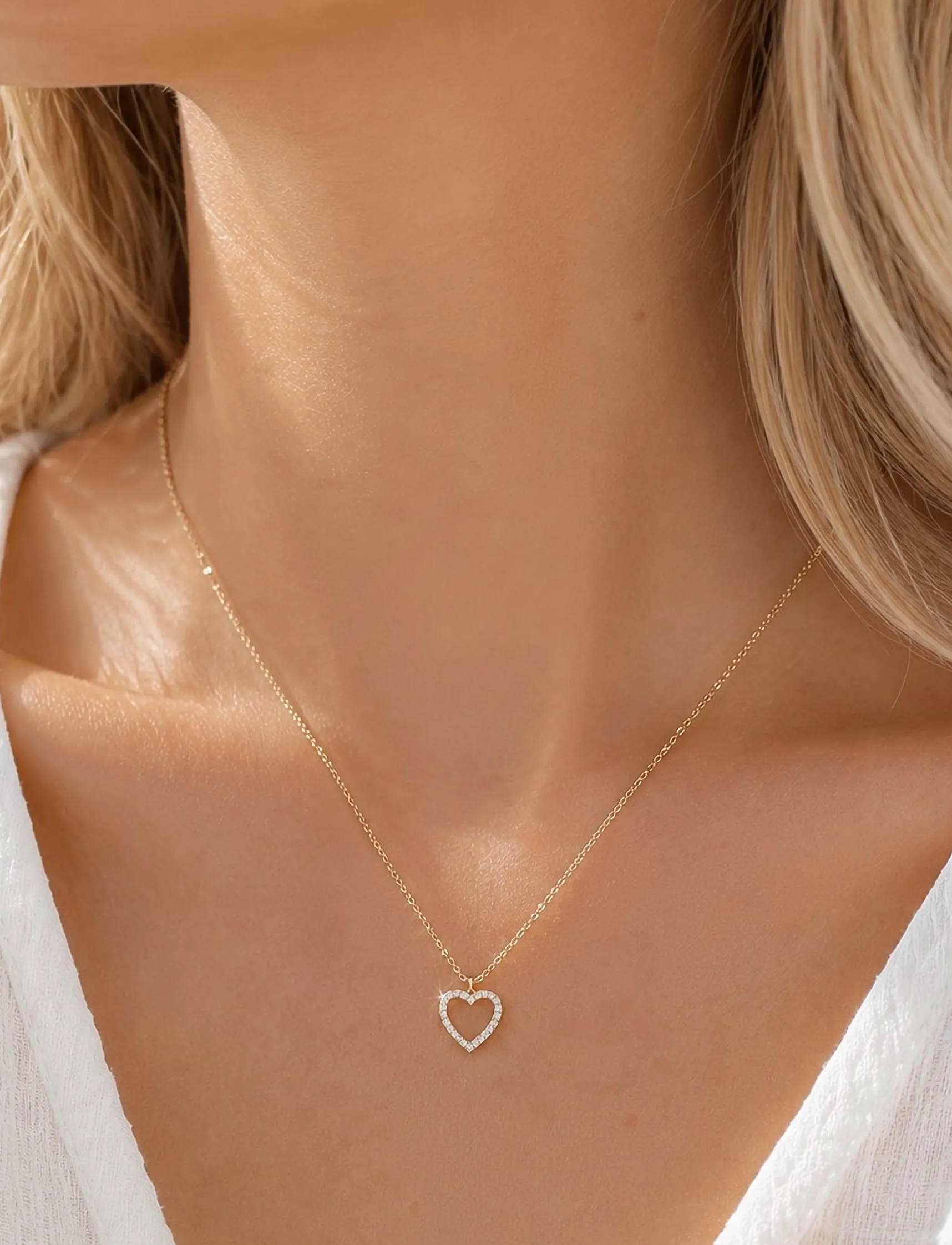 SNÖ of Sweden - Valentina pendant neck 42 g/clear - 42cm - g/clear - 0