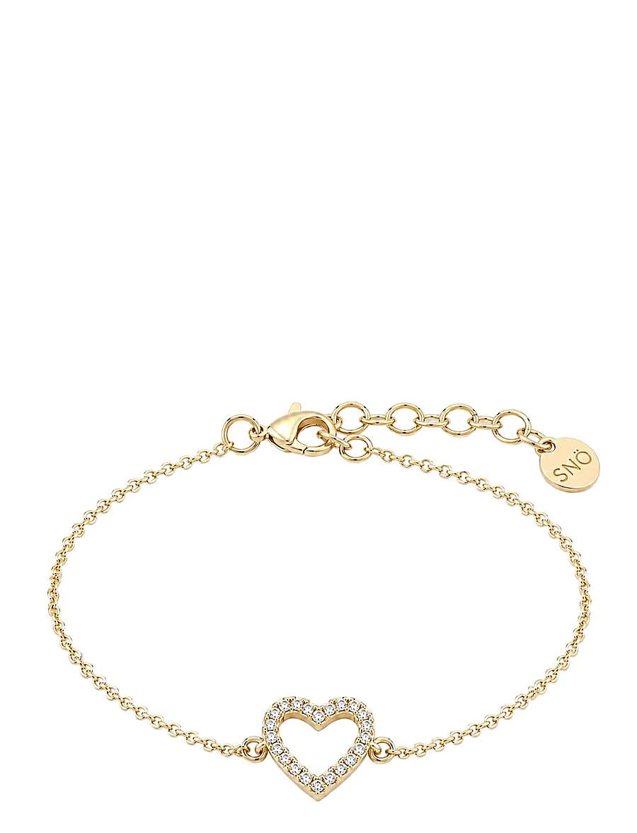 SNÖ of Sweden - Valentina chain brace g/clear - Onesize - chain bracelets - g/clear - 1