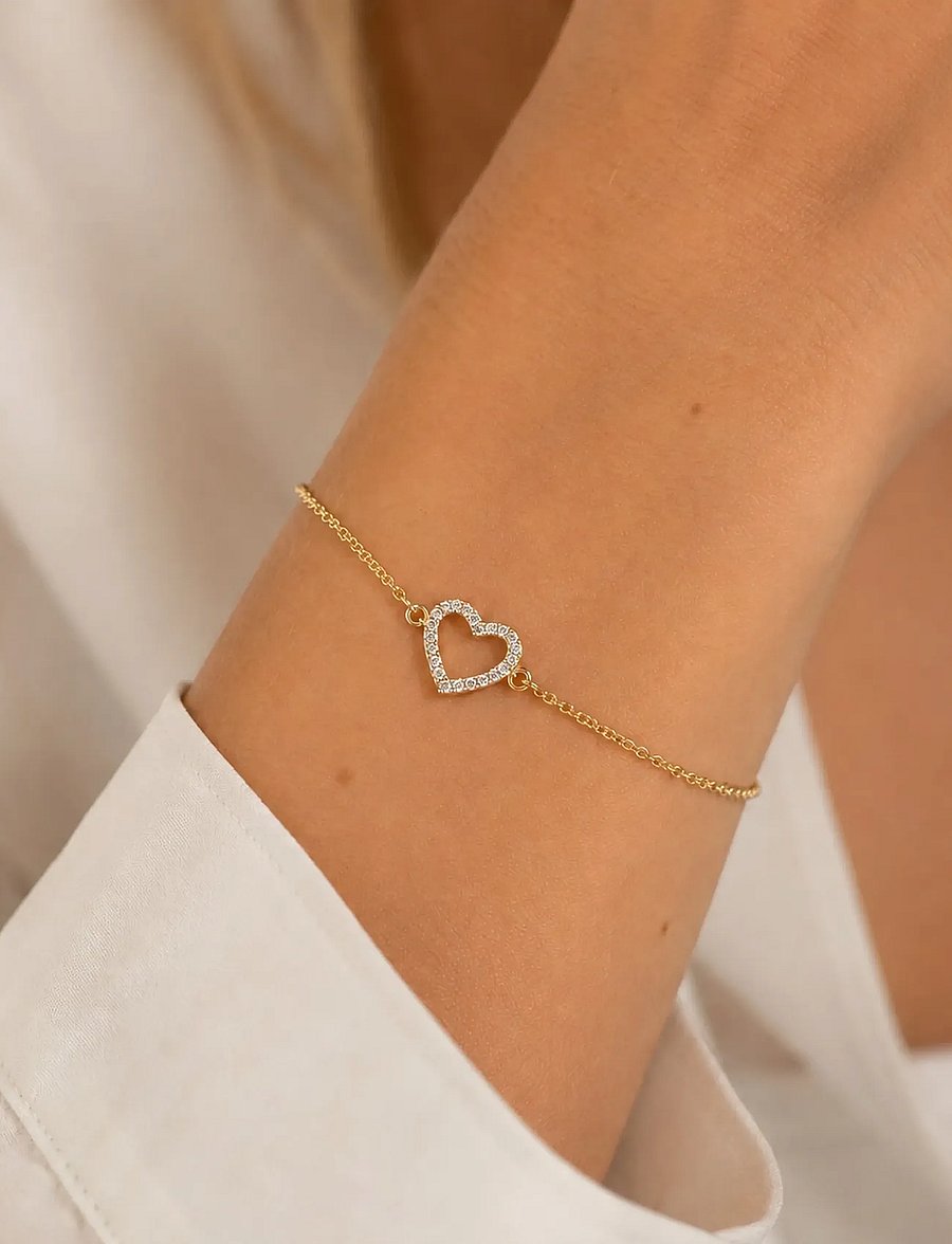 SNÖ of Sweden - Valentina chain brace g/clear - Onesize - chain bracelets - g/clear - 2
