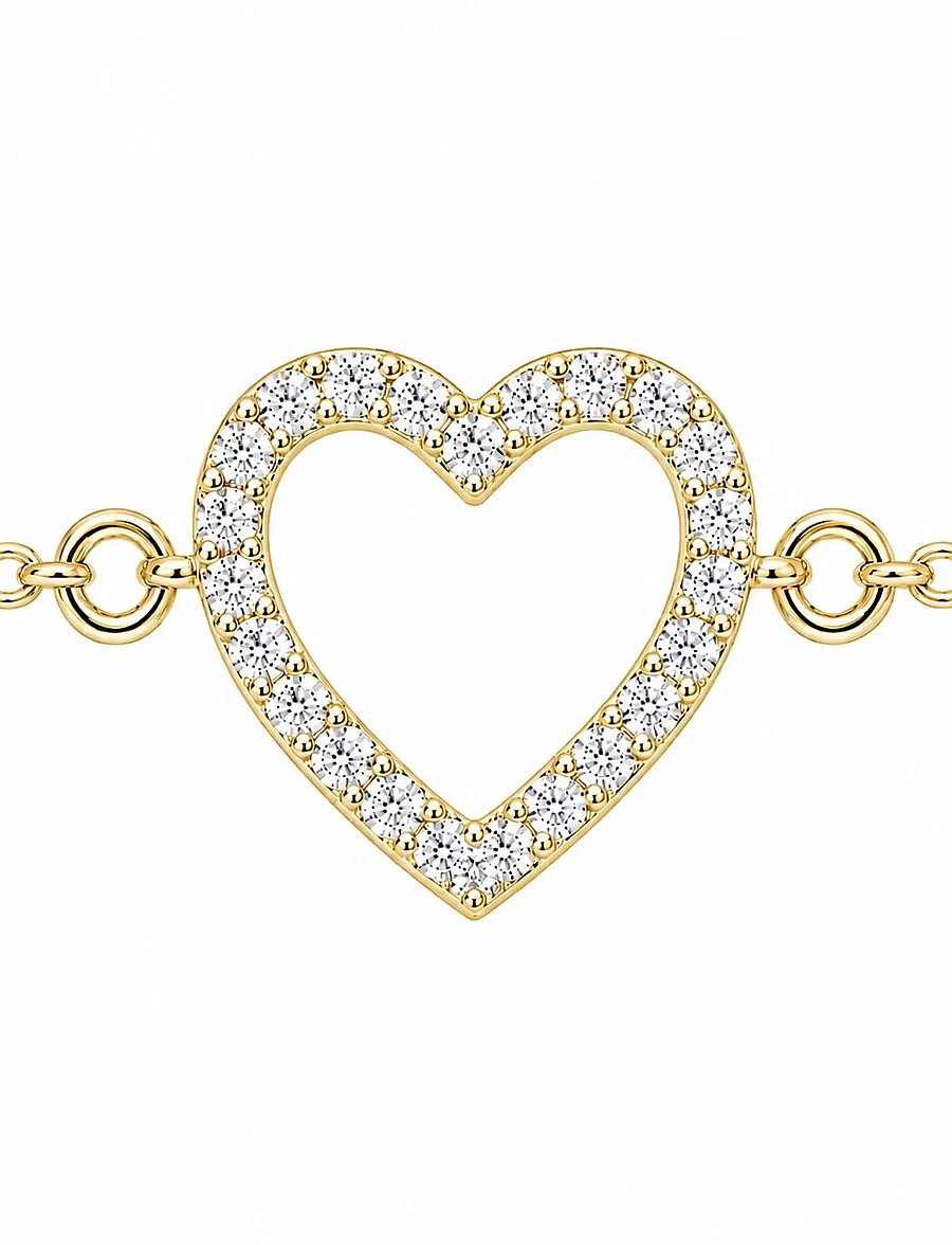 SNÖ of Sweden - Valentina chain brace g/clear - Onesize - chain bracelets - g/clear - 3