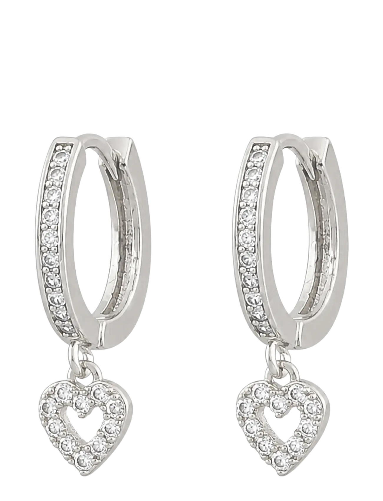 SNÖ of Sweden Valentina round ear s/clear - Onesize - Basics - S/CLEAR / silver
