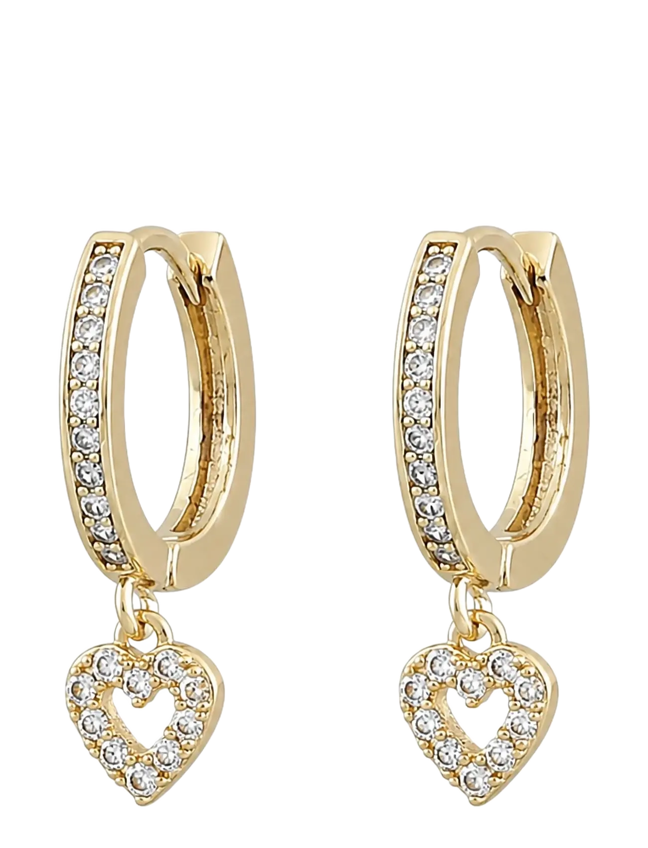 SNÖ of Sweden Valentina round ear g/clear - Onesize - Basics - G/CLEAR / gold
