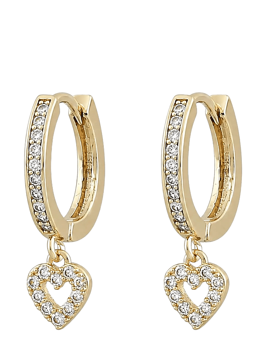 SNÖ of Sweden - Valentina round ear g/clear - Onesize - ohrhänger - g/clear - 1