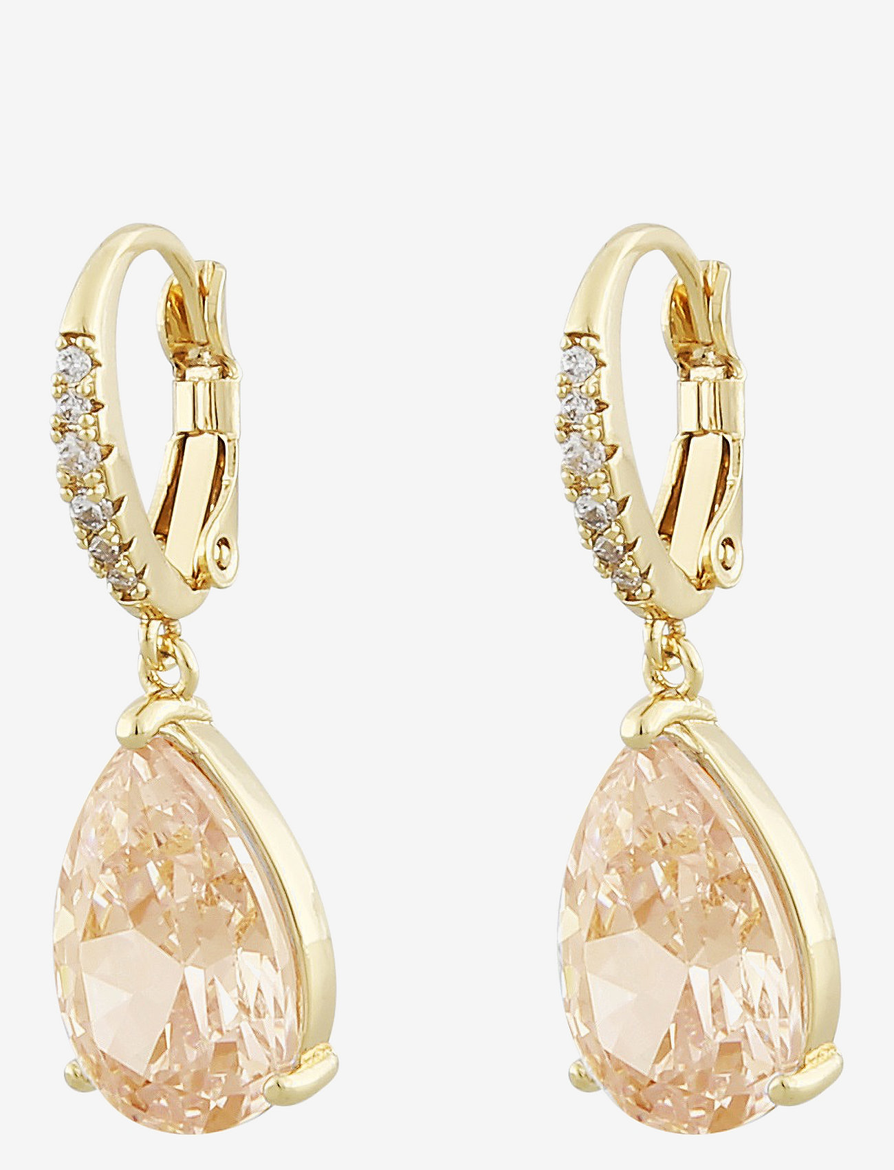 SNÖ of Sweden - Saturday short pendant ear g/champagne - g/champagne - 0