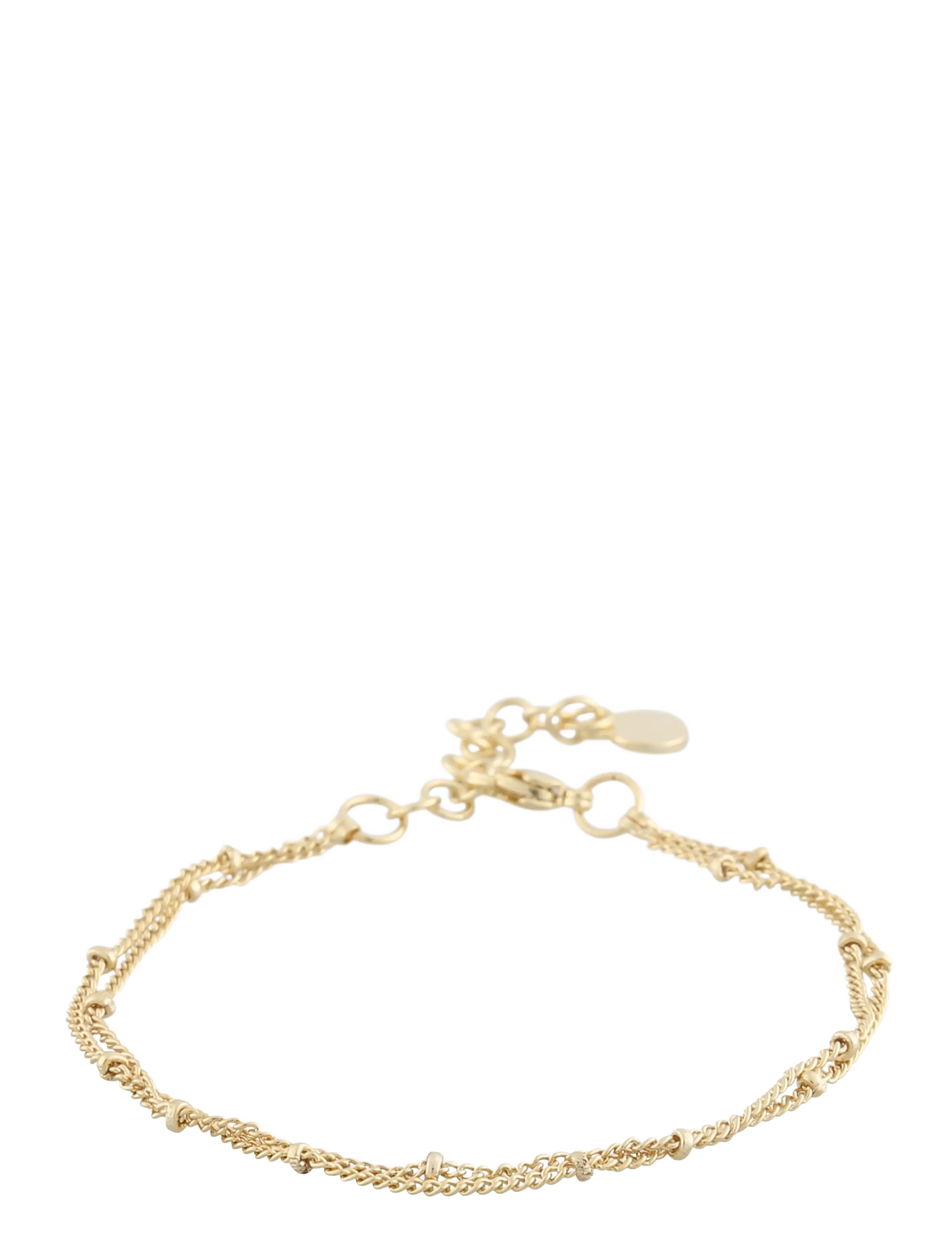 SNÖ of Sweden Amsterdam double chain brace plain g - Onesize - Smykker - PLAIN G / gold