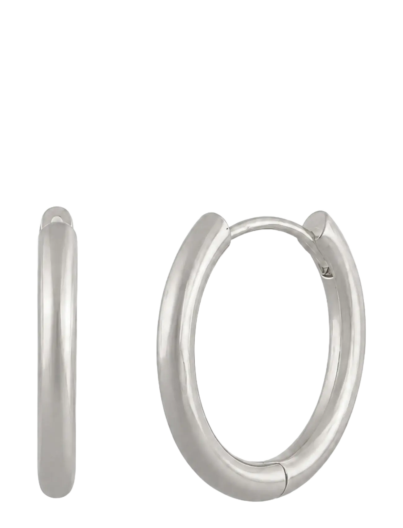 SNÖ of Sweden Amsterdam small ring ear 20mm plain s - Onesize - Smykker - PLAIN S / silver