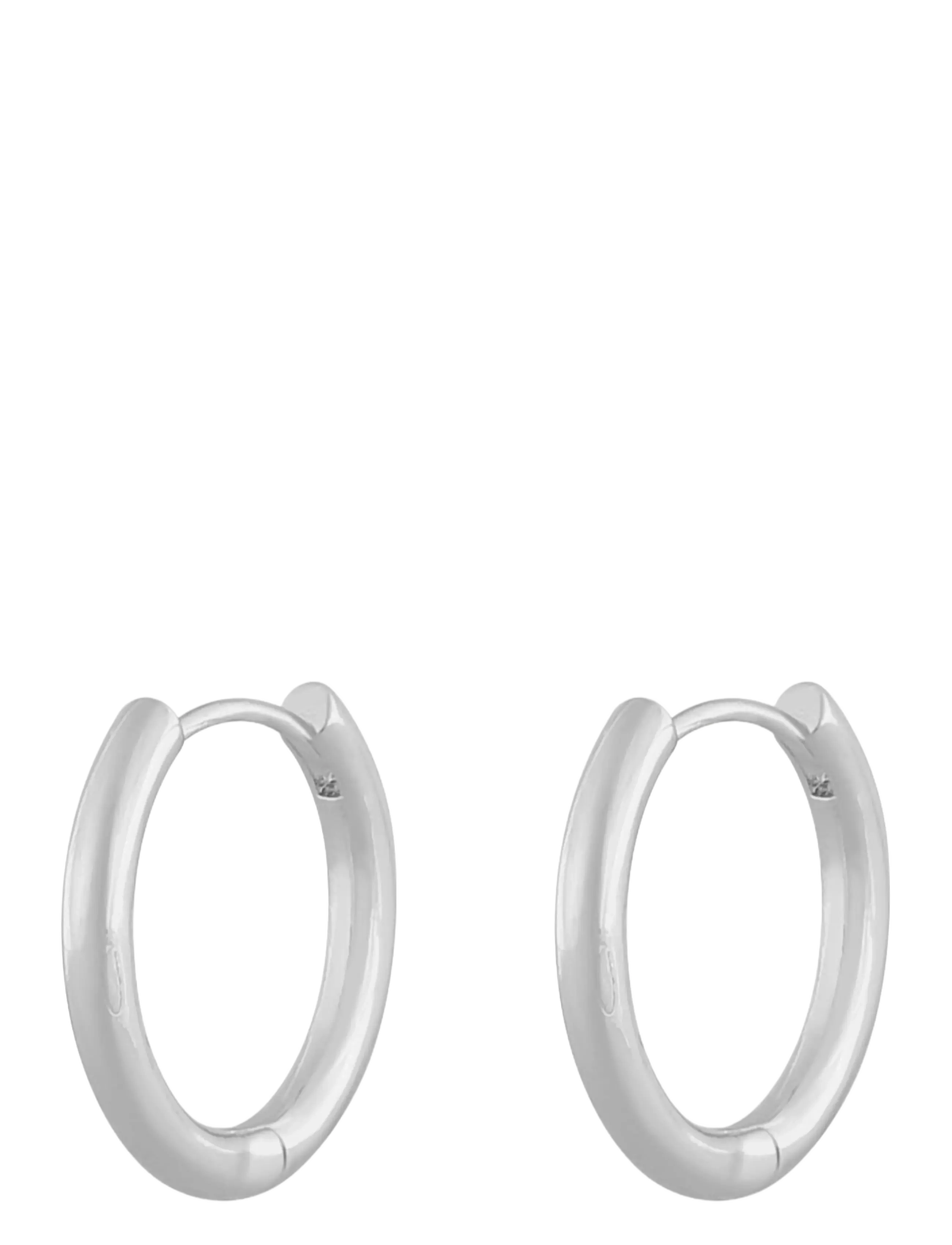 SNÖ of Sweden - Amsterdam small ring ear 20mm plain s - Onesize - creoler & hoops - plain s - 2