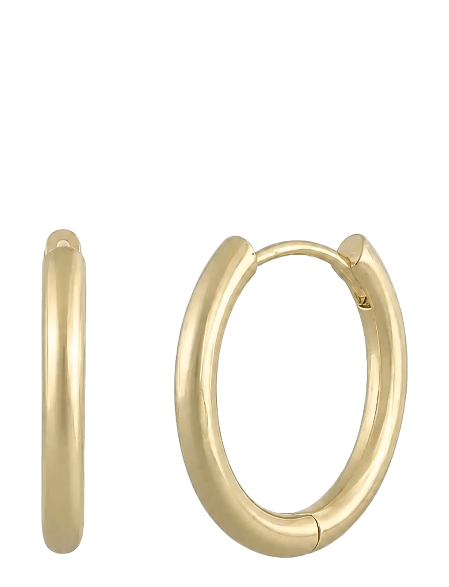 SNÖ of Sweden - Amsterdam small ring ear 20mm plain g - Onesize - plain g - 1