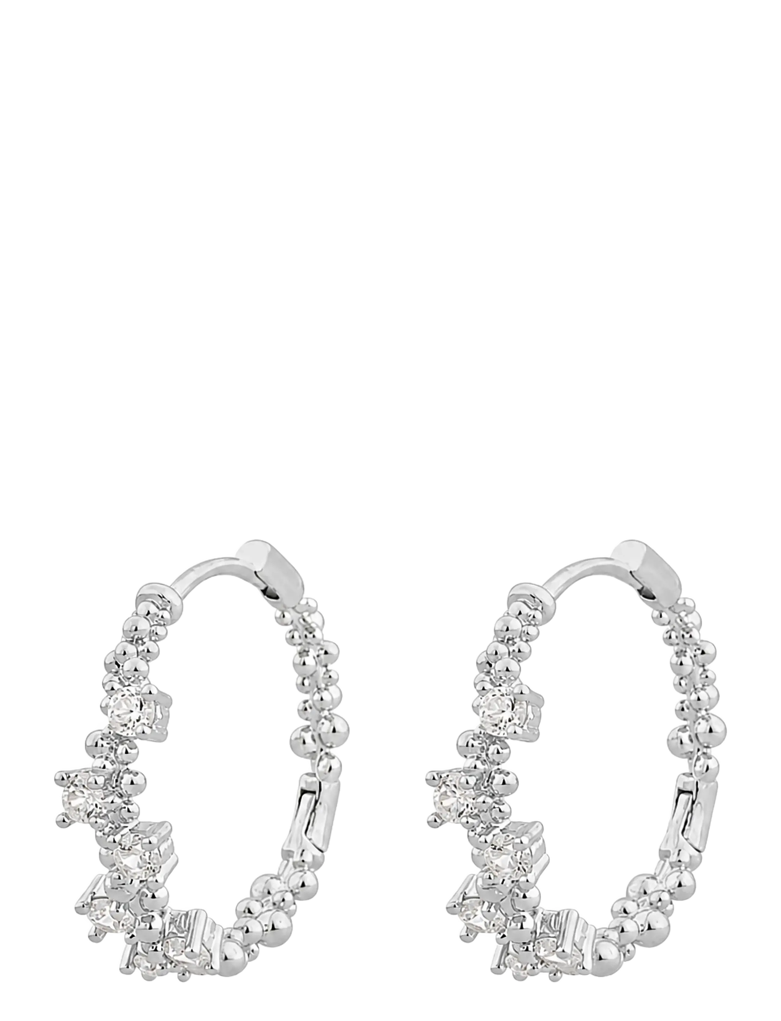 SNÖ of Sweden Helsinki ring ear s/clear - Onesize - Essentials - S/CLEAR / silver