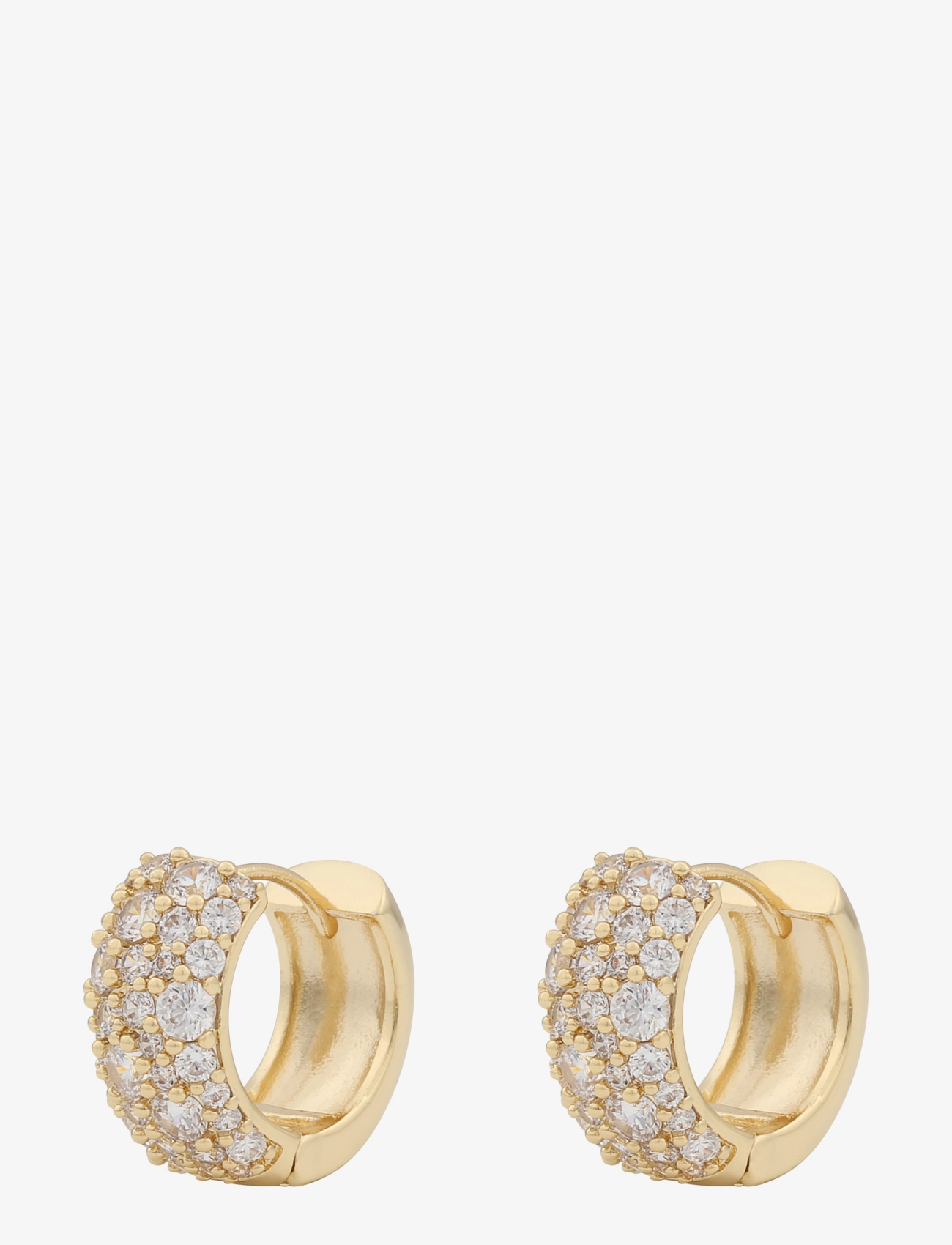 SNÖ of Sweden Copenhagen wide ring ear g/clear - Onesize - Smykker - G/CLEAR / gold