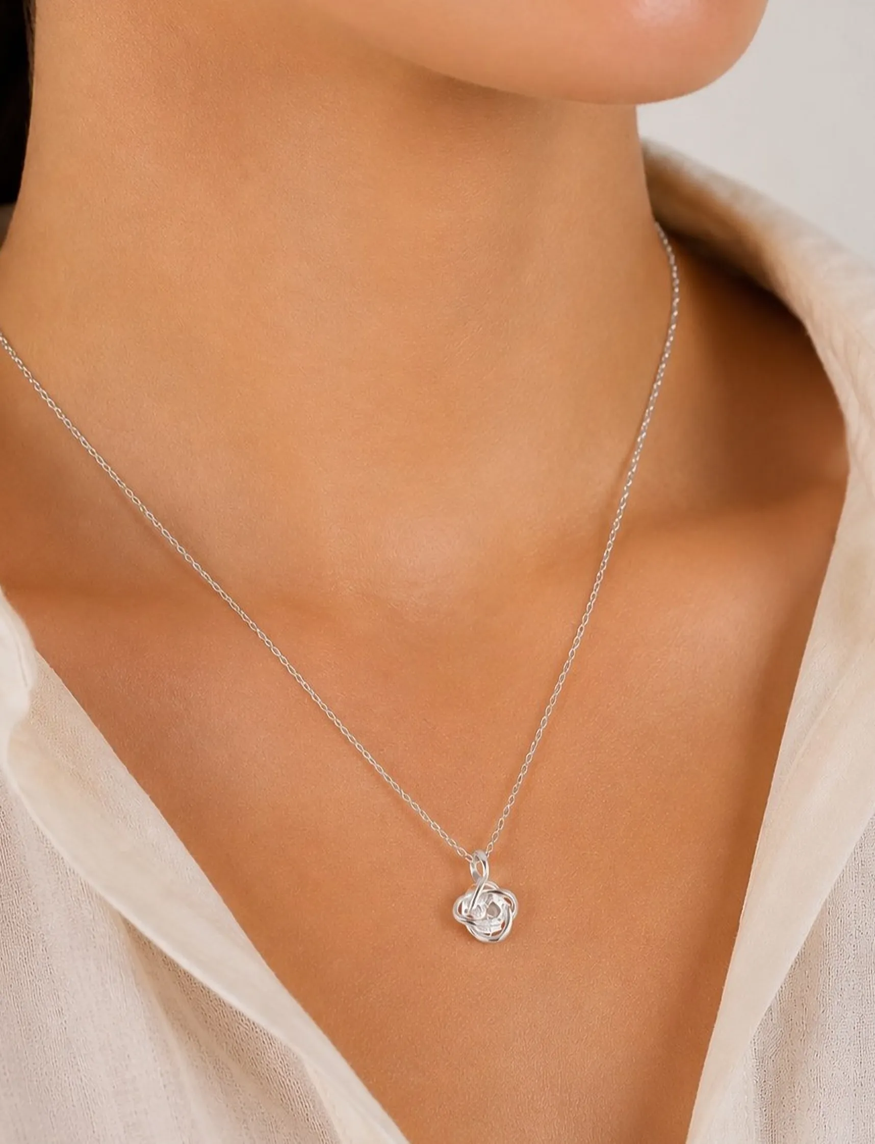 SNÖ of Sweden - Sevilla pendant neck 42 s/clear - 42cm - ketten mit anhänger - s/clear - 0