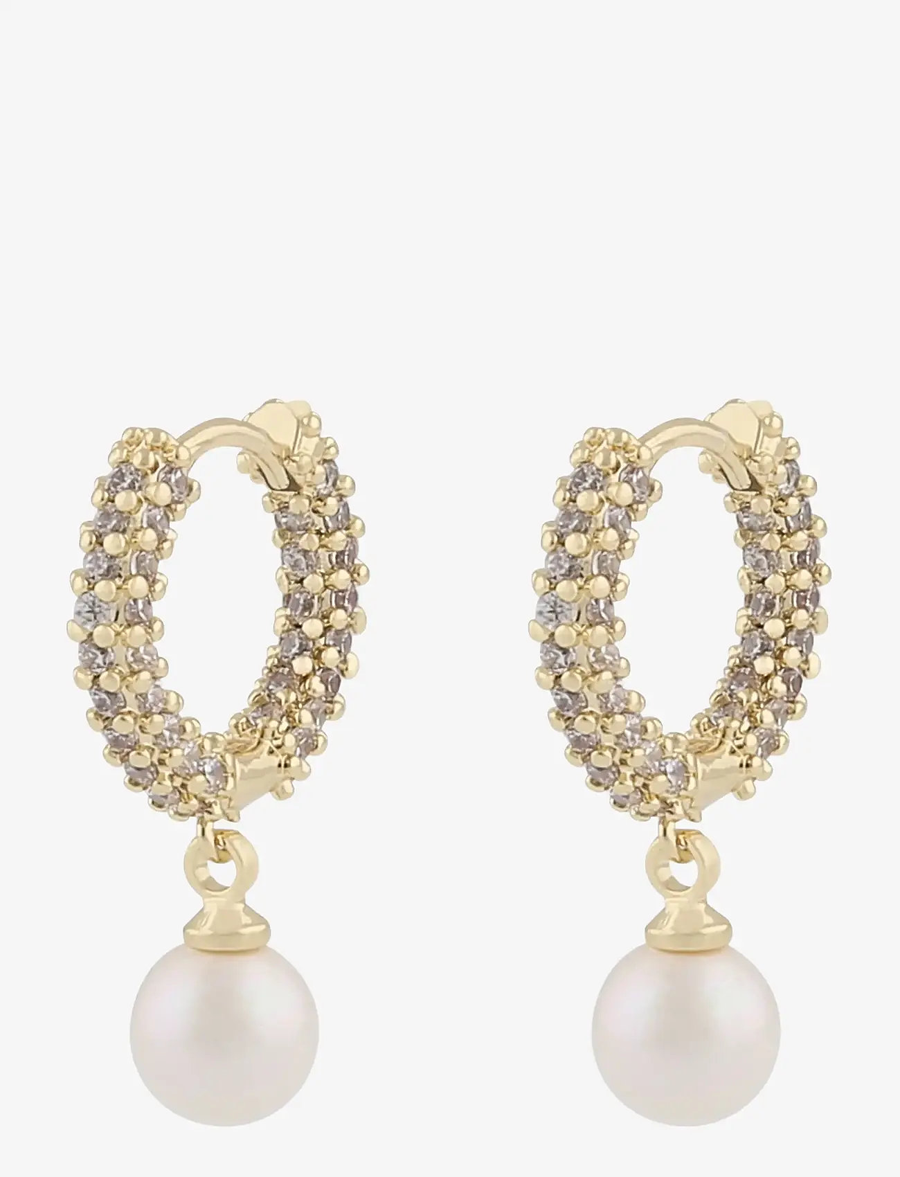 SNÖ of Sweden - Lydia pearl ring ear g/white - Onesize - perlenohrringe - g/white - 0