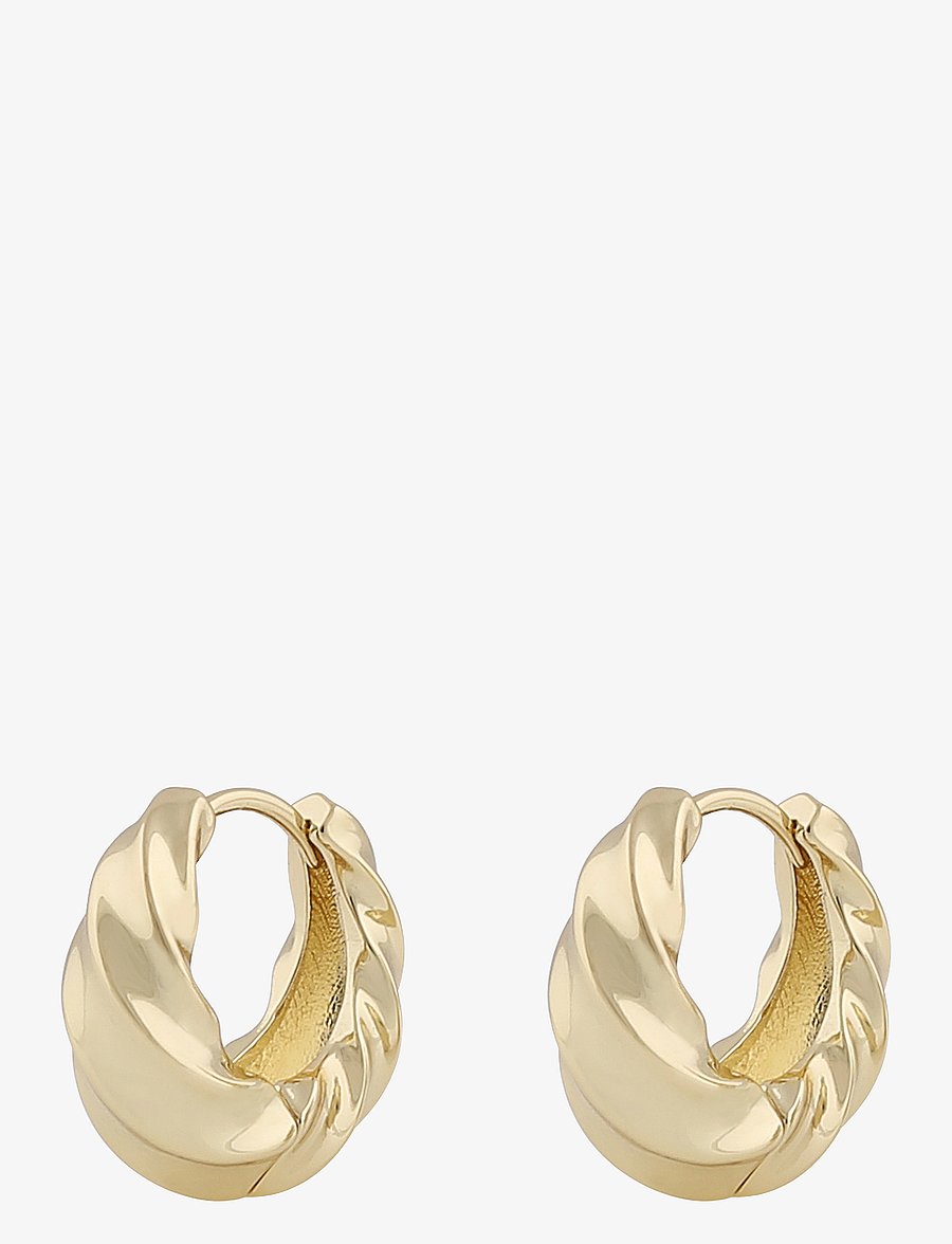 SNÖ of Sweden - Lydia big twist ring ear plain g - Onesize - plain g - 1