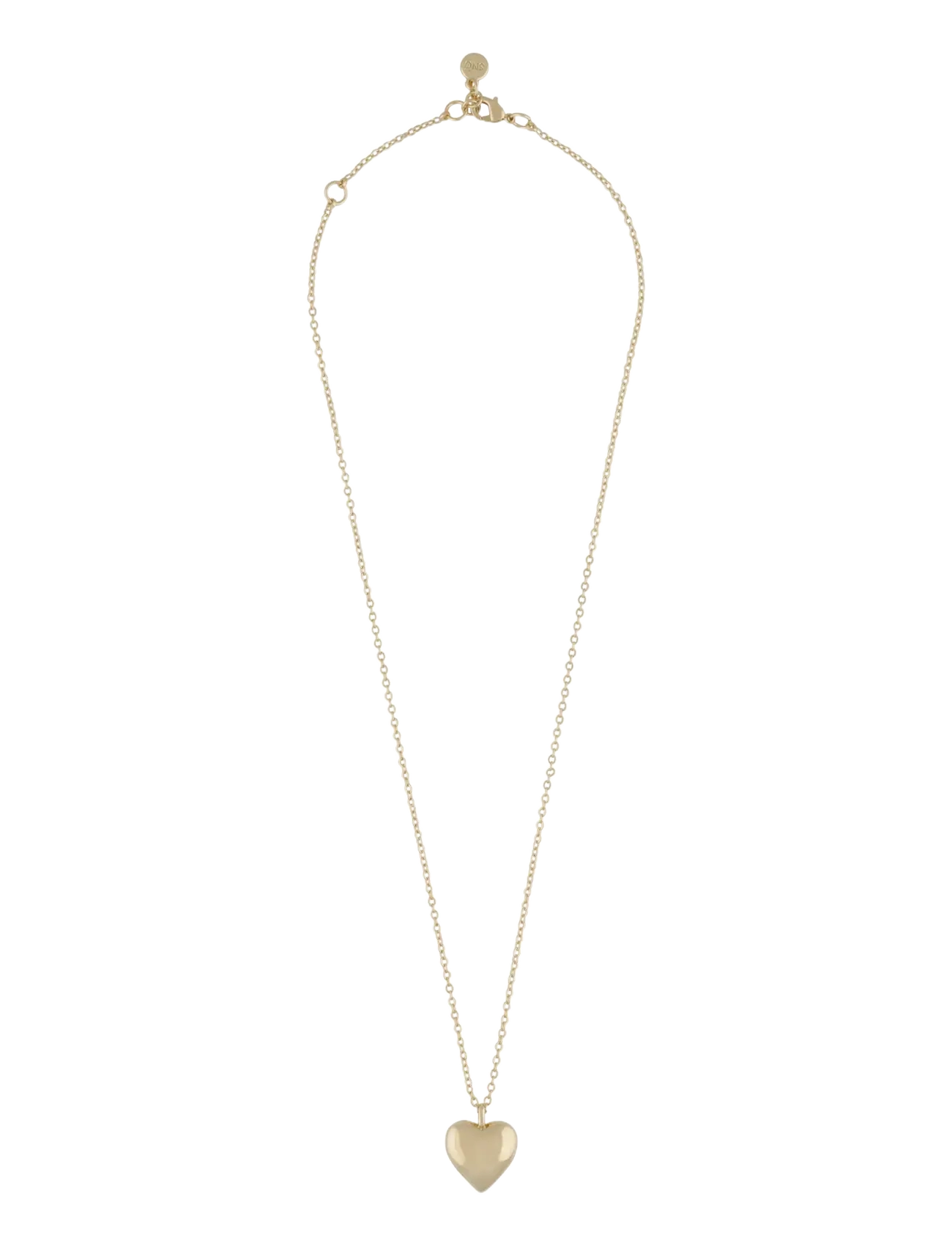 SNÖ of Sweden Brooklyn Heart Pendant Neck 45 Plain G - 45 cm, 45, Gold, Halskæder > Kædehalskæder, Dame