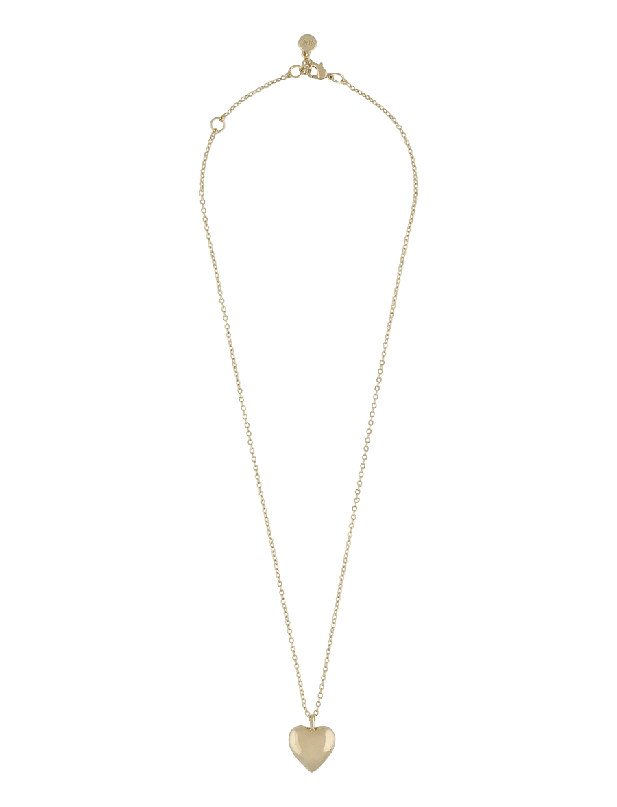 SNÖ of Sweden - Brooklyn heart pendant neck 45 plain g - 45 cm - anhänger - plain g - 0
