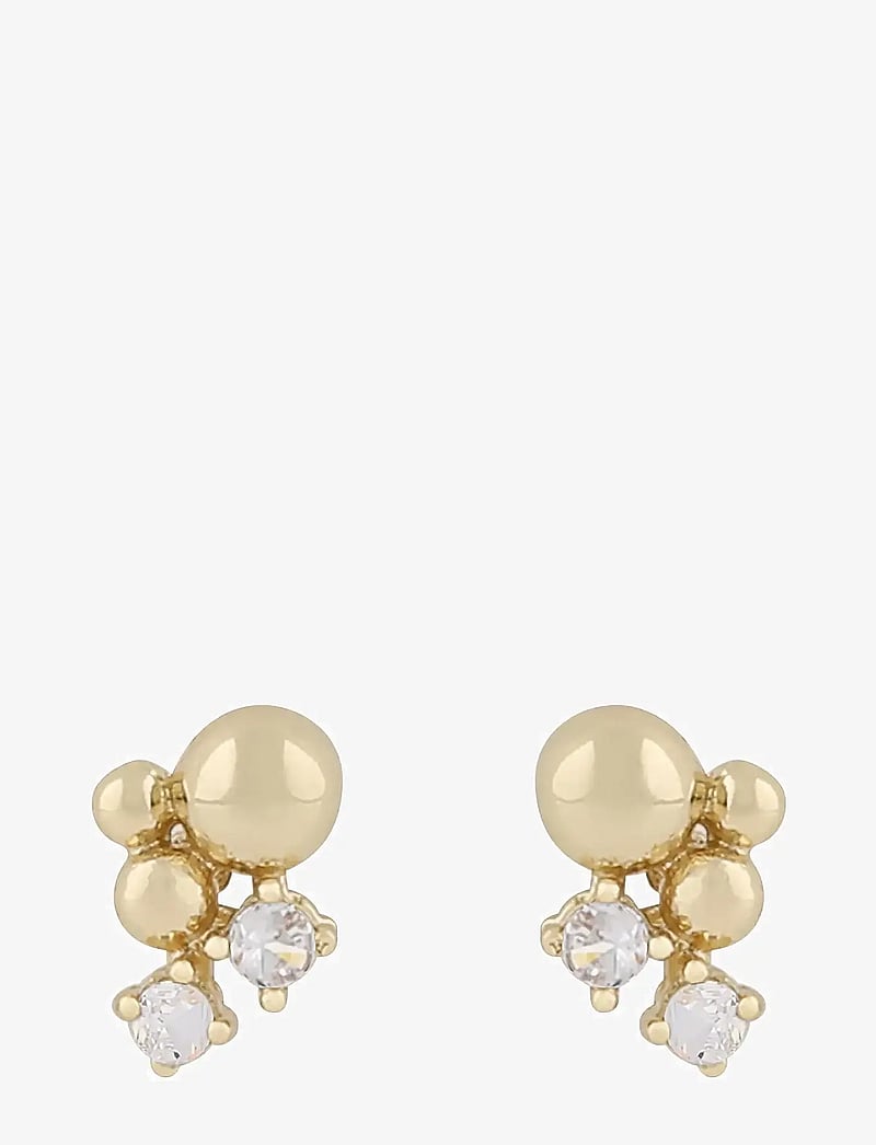 SNÖ of Sweden - Lise irregular ear s/clear - studs örhängen - g/clear - 0