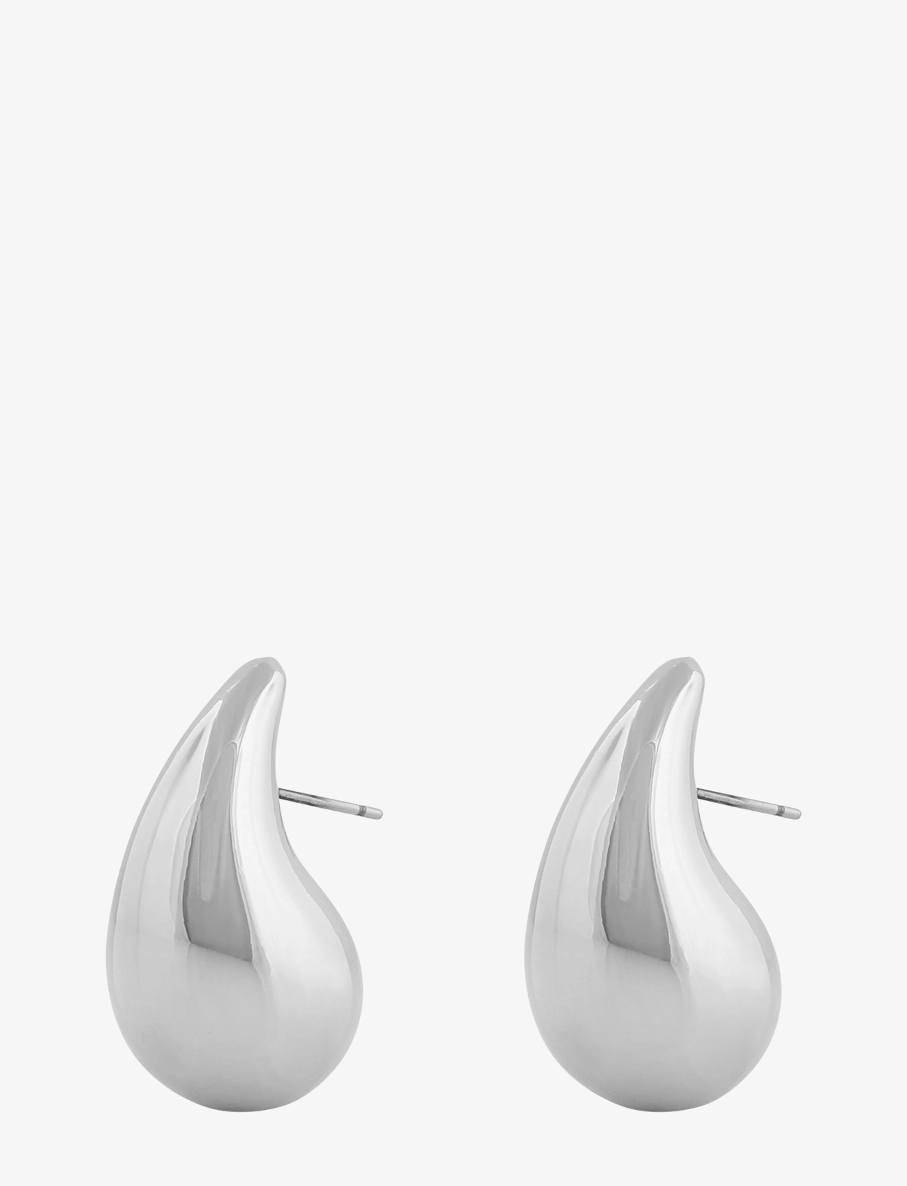 SNÖ of Sweden Yenni small ear plain s - Onesize - Stud earrings - PLAIN S / silver