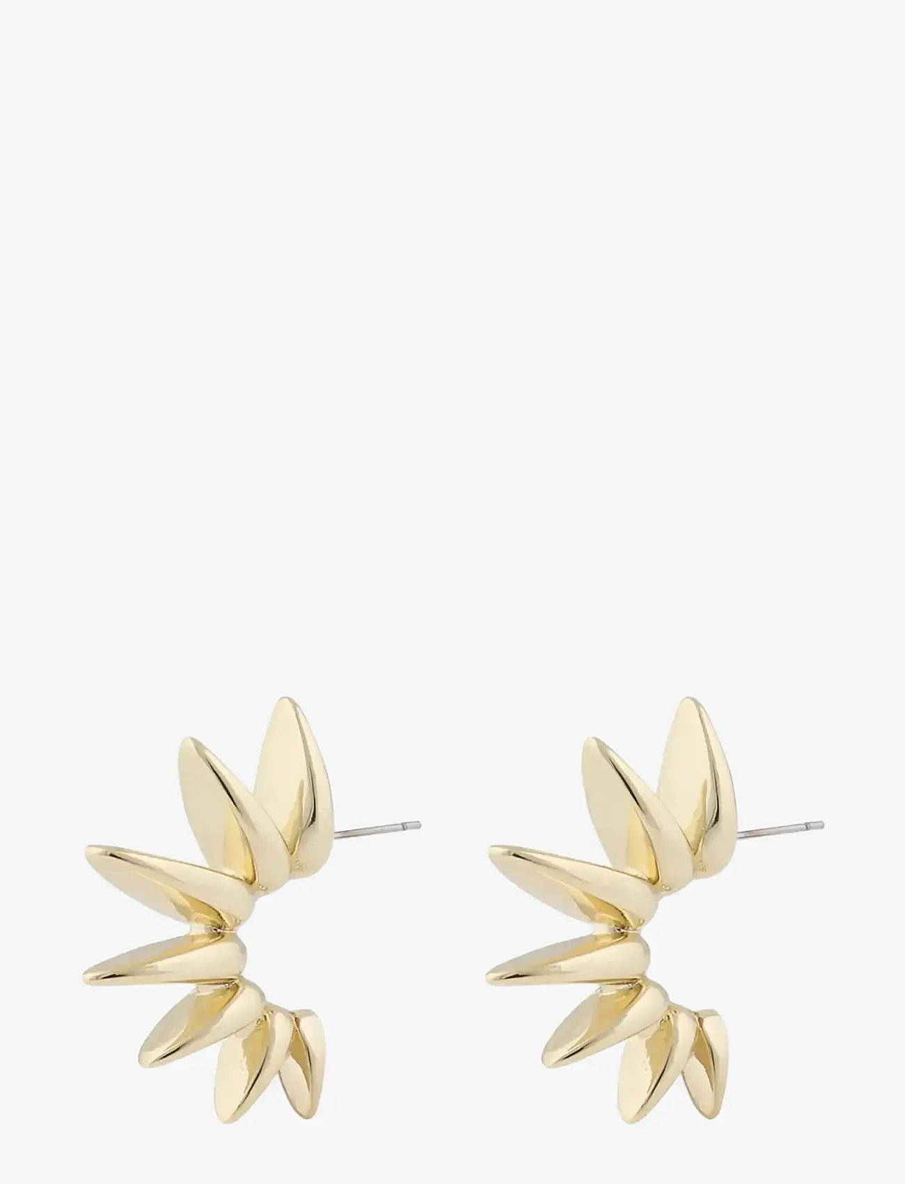 SNÖ of Sweden - Aero small oval ear plain g - Onesize - statement earrings - plain g - 1