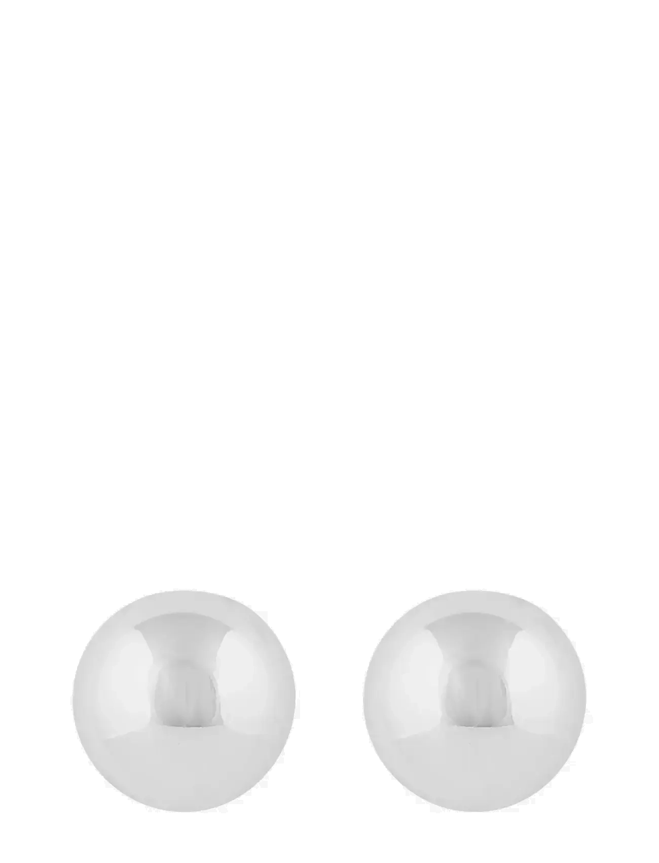 SNÖ of Sweden Billie Big Ear Plain G - Onesize, One Size, Silver, Øreringe > Ørestikker, Dame