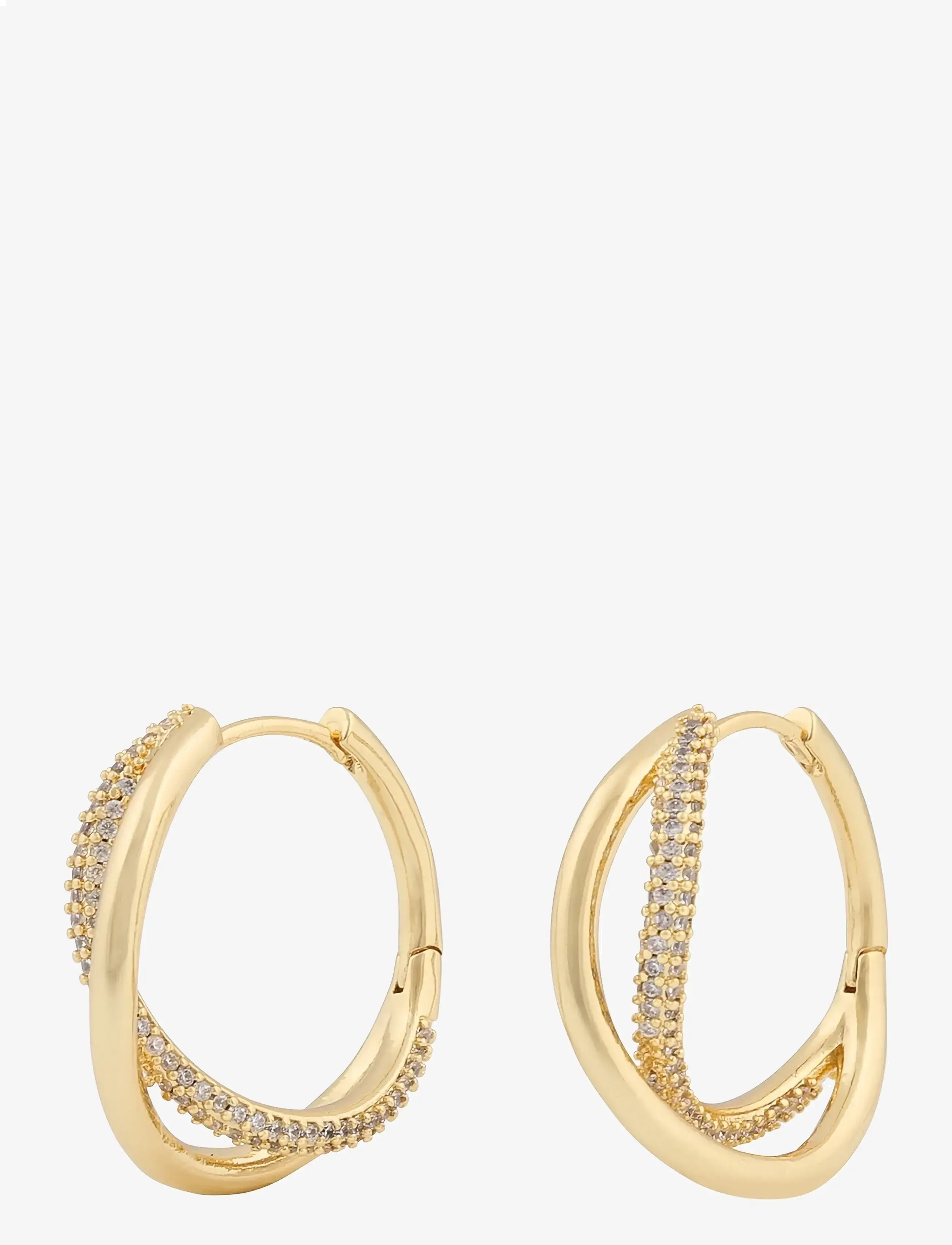 SNÖ of Sweden - Naomi big ring ear g/clear - Onesize - g/clear - 1