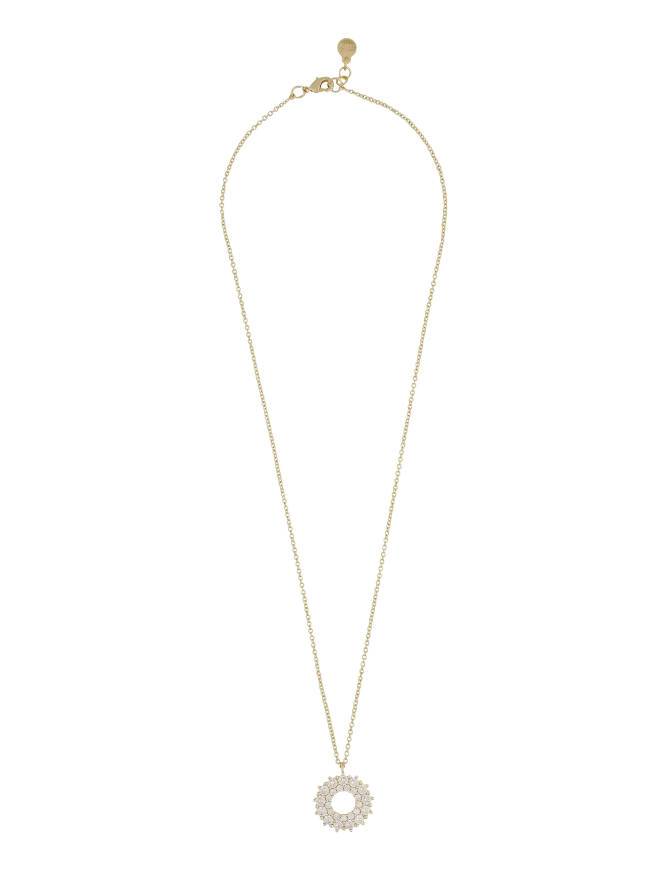 SNÖ of Sweden Trinnie pendant neck 45 g/clear - 45 cm - Kampagne - G/CLEAR / gold