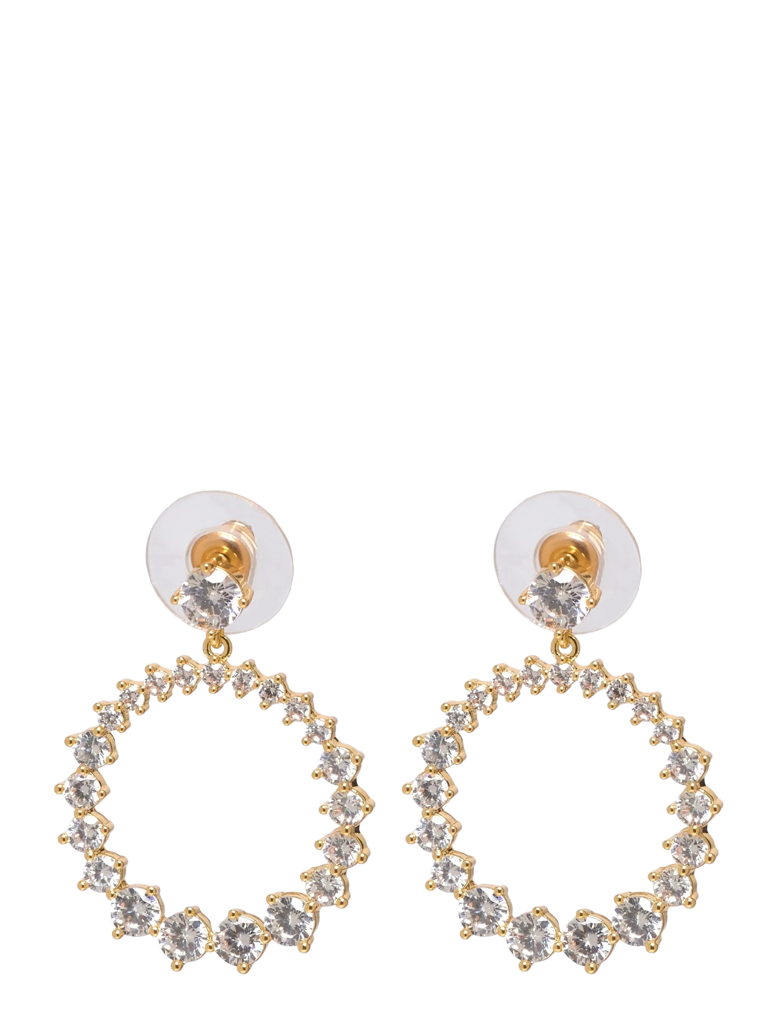 SNÖ OF SWEDEN Trinnie Rund Anhänger Ear G/Clear - Onesize Gold - One Size - Damen