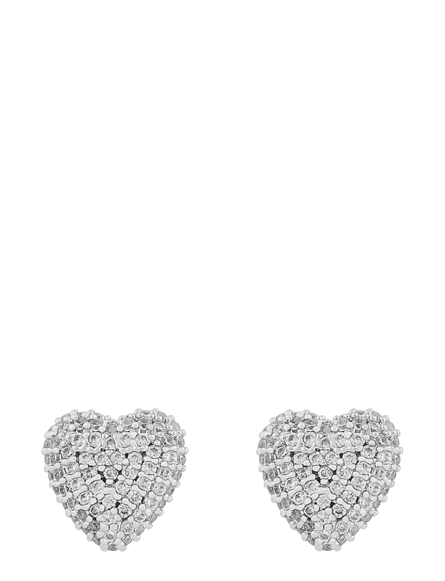 SNÖ of Sweden - Stina heart ear s/clear - Onesize - goujons - s/clear - 0