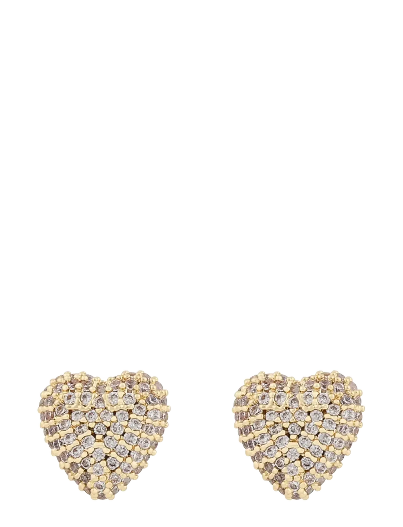 SNÖ OF SWEDEN Stina Heart Ear G/Clear - Onesize Gold - One Size - Damen