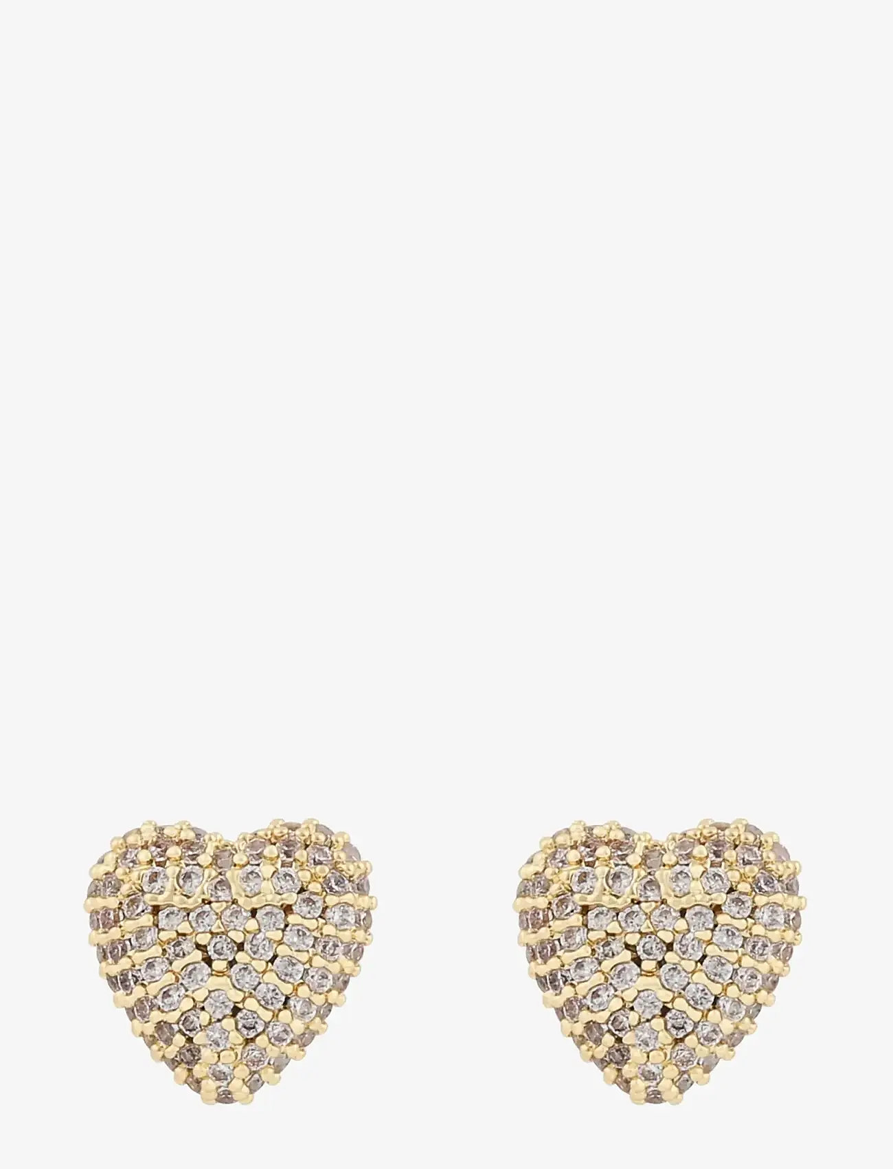 SNÖ of Sweden - Stina heart ear g/clear - Onesize - ohrstecker - g/clear - 0