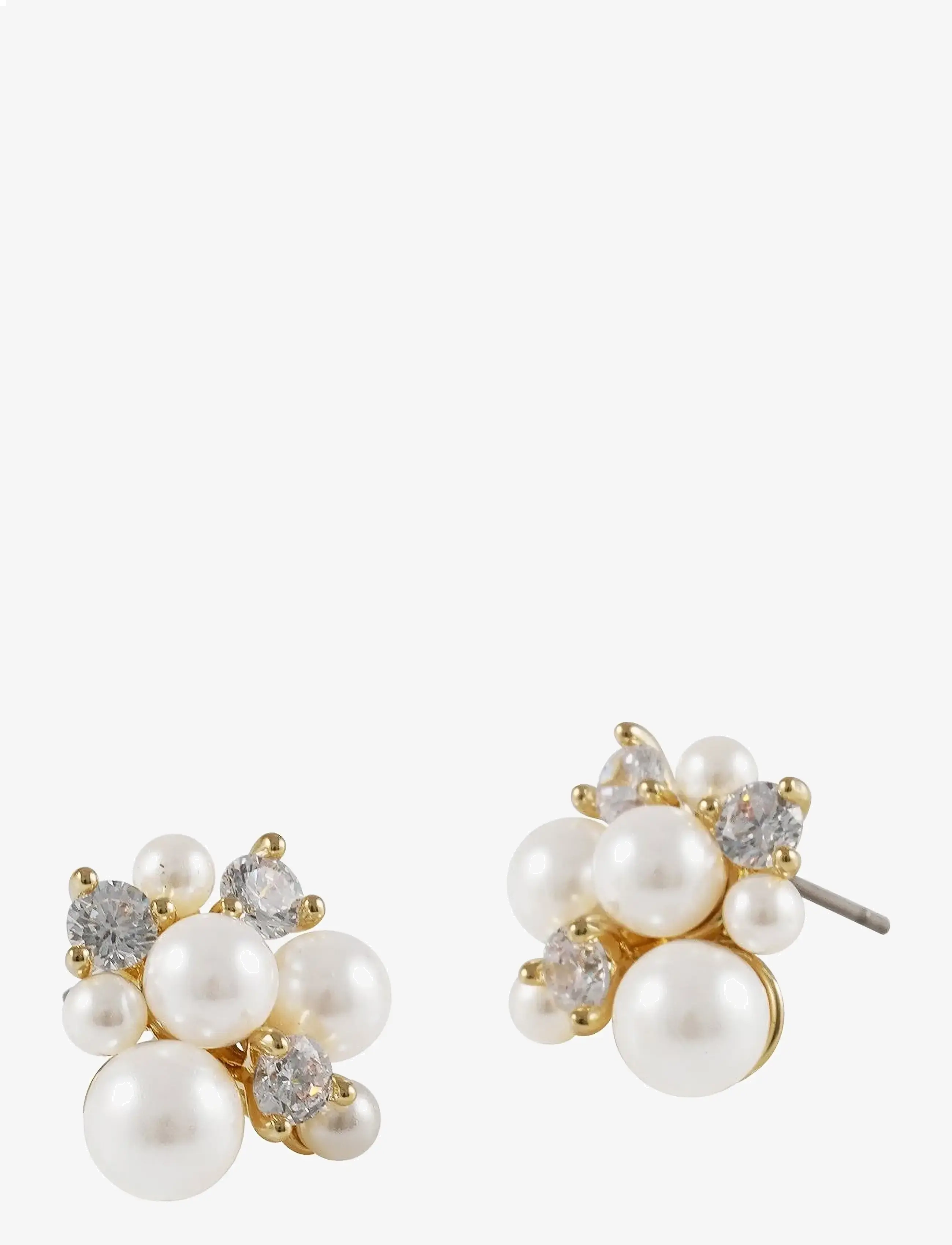 SNÖ of Sweden - Mayfair irregular pearl ear g/white - Onesize - g/white - 1