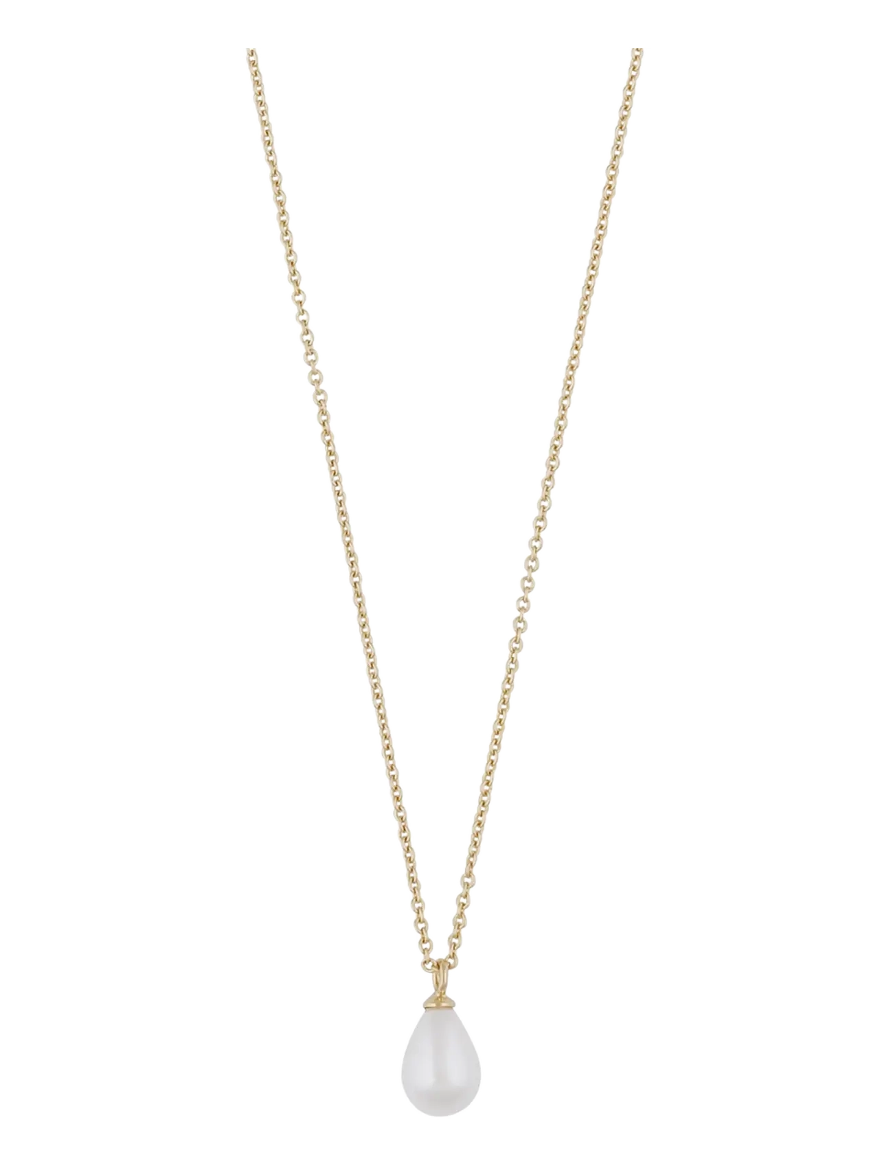 SNÖ of Sweden - Lucy drop pendant neck 45 g/white - 45 cm - halsketten - g/white - 1
