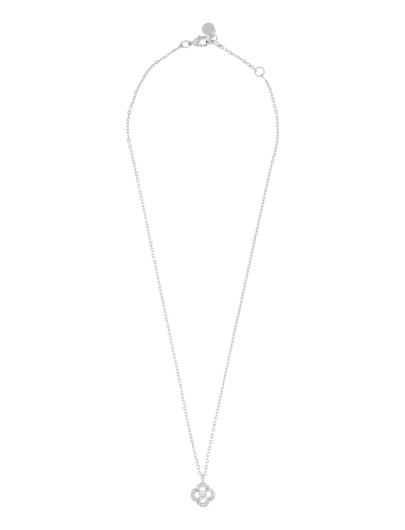 SNÖ of Sweden Sally Pendant Neck 42 S/Clear - 42 cm, 42 cm, Silver, Halskæder > Smukke Halskæder, Dame