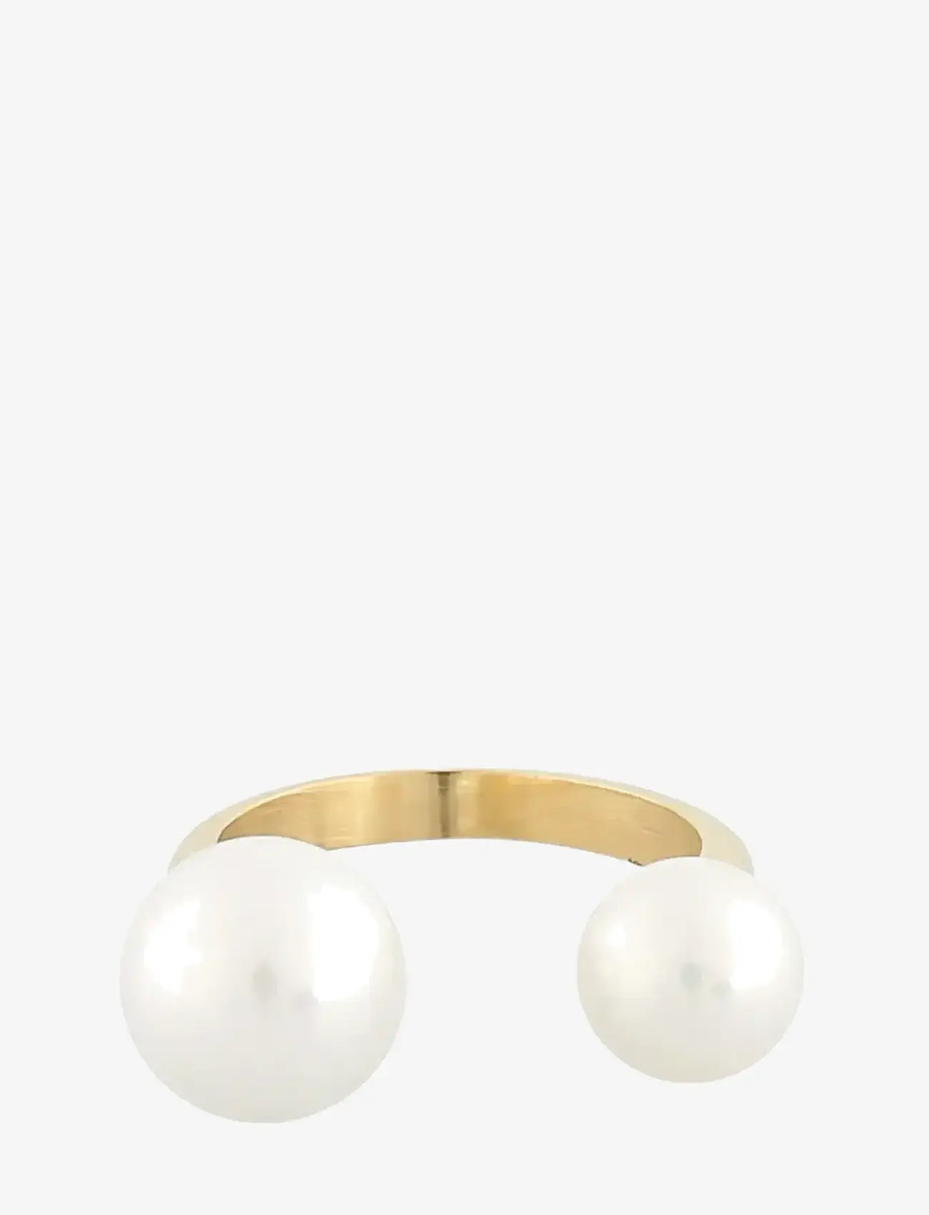 SNÖ of Sweden - Rio double pearl ring g/white - M - sõrmused - g/white - 1